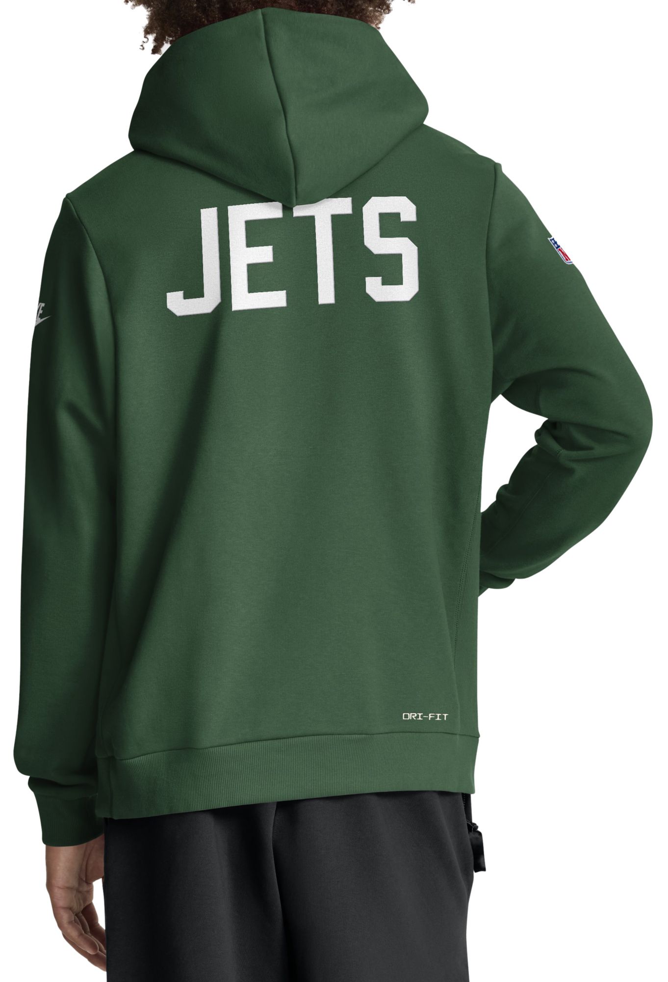 Nike Men's New York Jets Sport Green Retro Pullover Hoodie product image