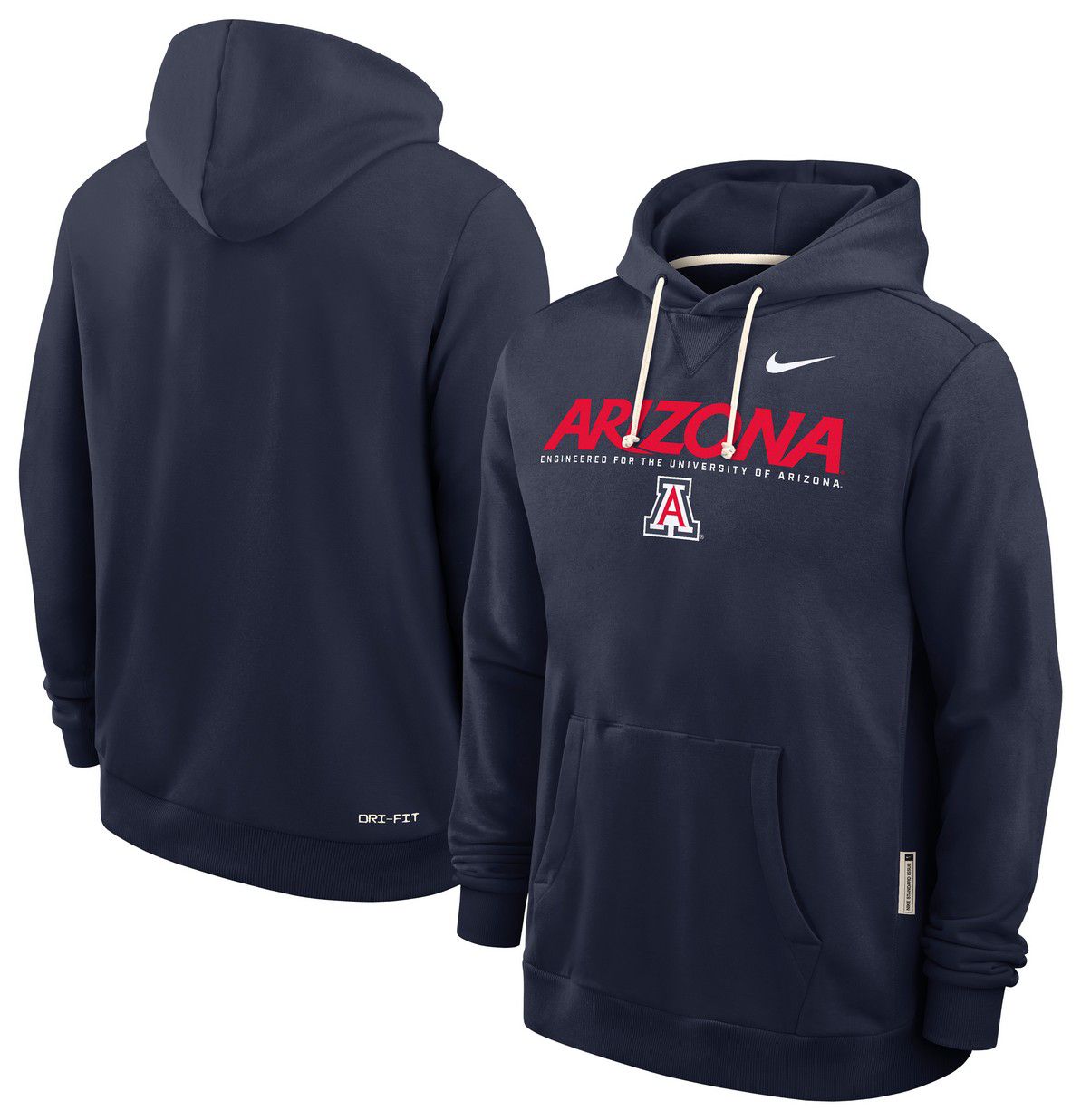 Nike Men's Arizona Wildcats College Navy Dri-FIT Standard Issue Pullover Hoodie product image