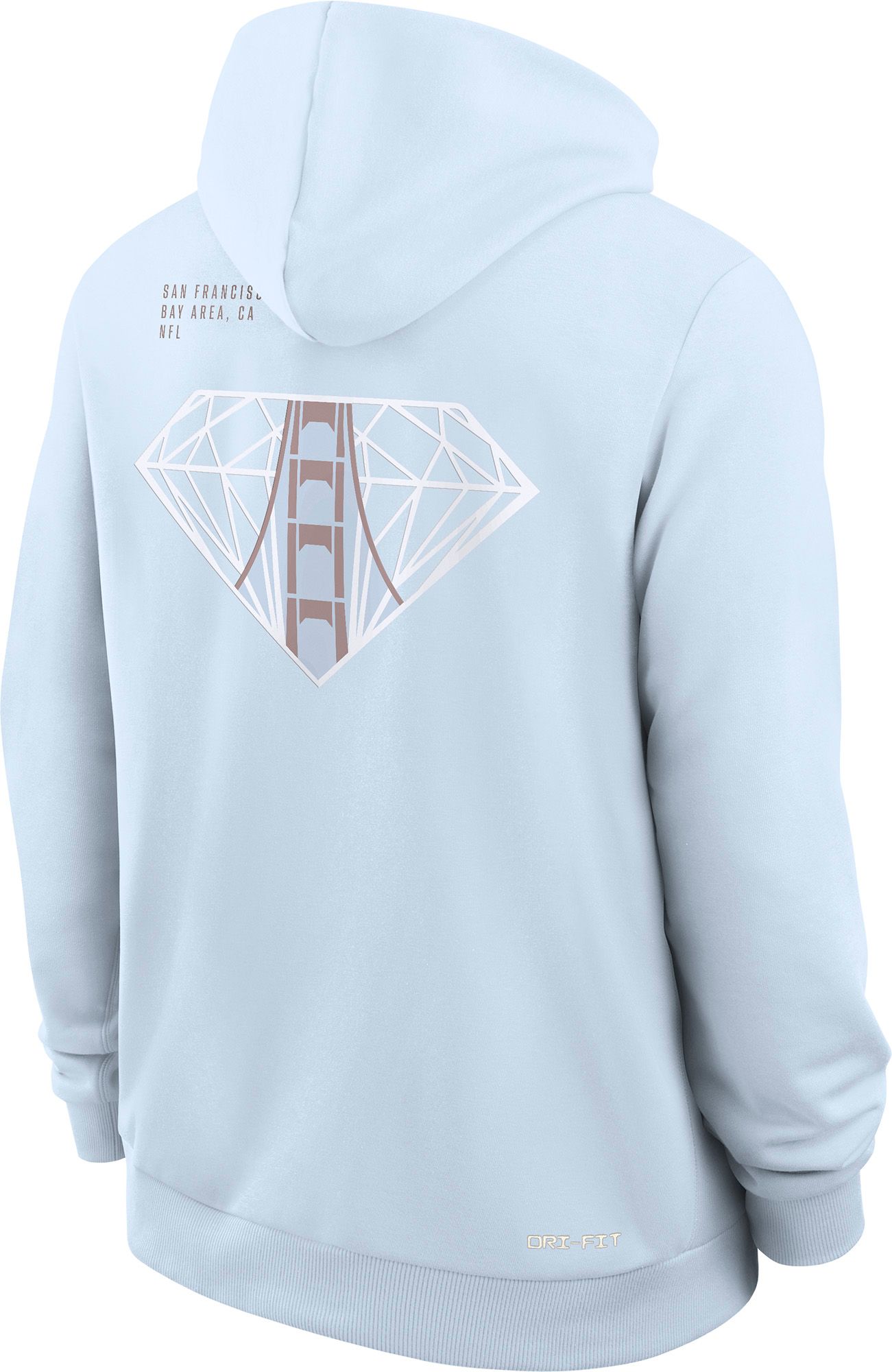 Nike Men's 2025-26 Super Bowl LX Blue Elevated Dri-FIT Hoodie product image