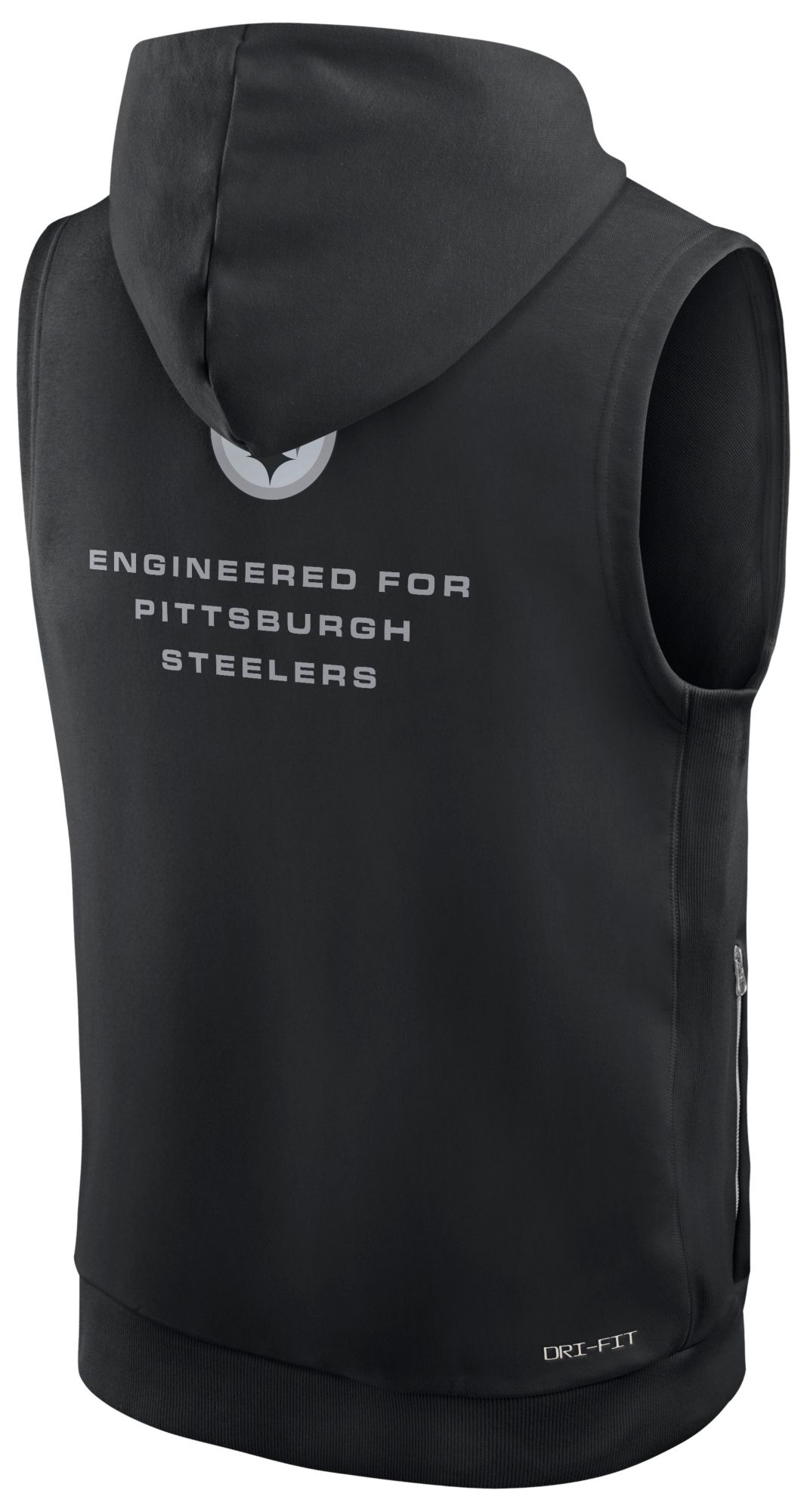 Nike Men's Pittsburgh Steelers Black Sideline Sleeveless Hoodie product image