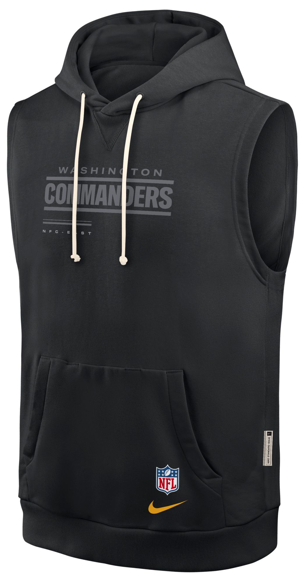 Nike Men's Washington Commanders Black Sideline Sleeveless Hoodie product image