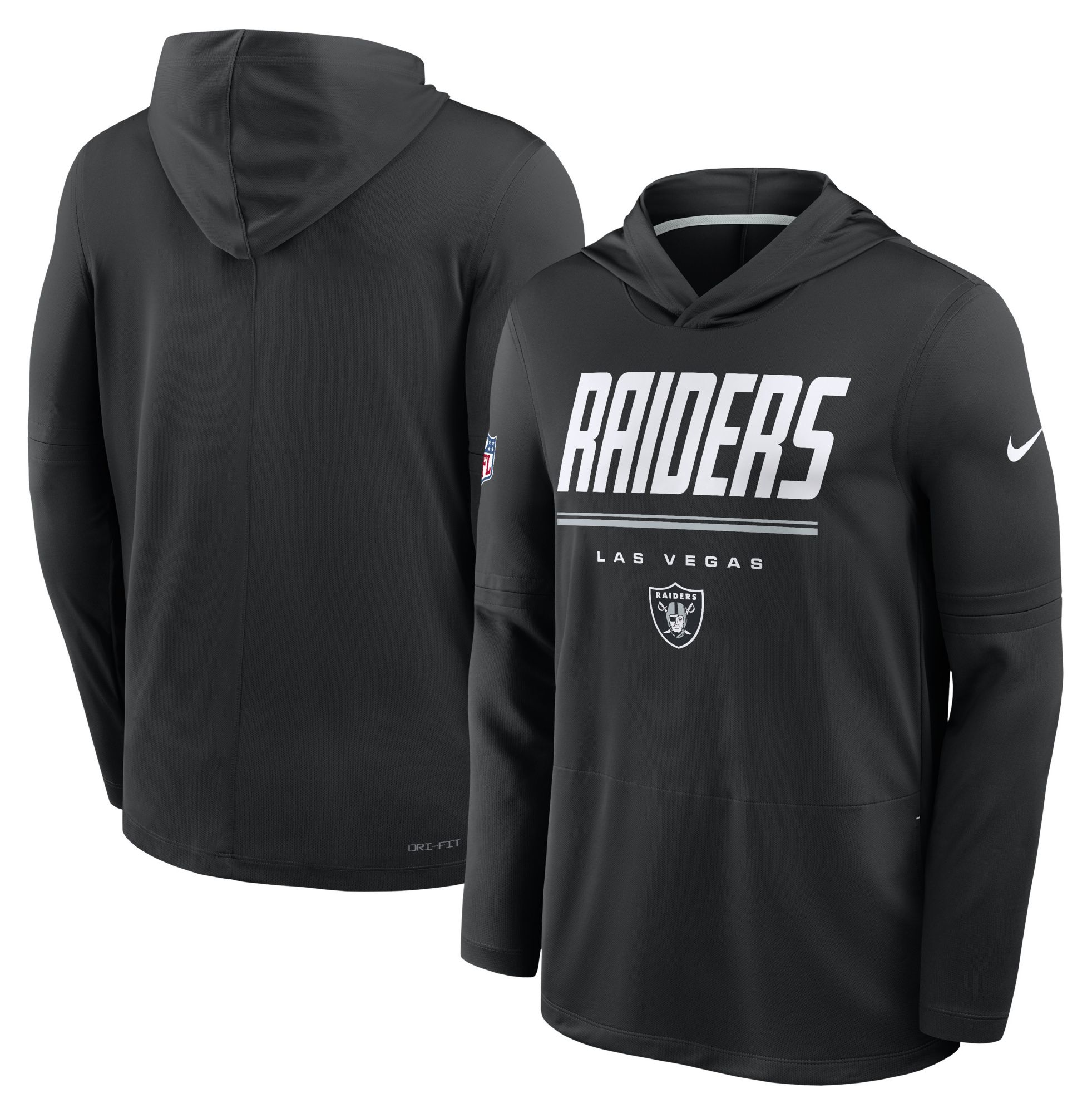 Nike Men's Las Vegas Raiders Black Long Sleeve Hooded Top product image