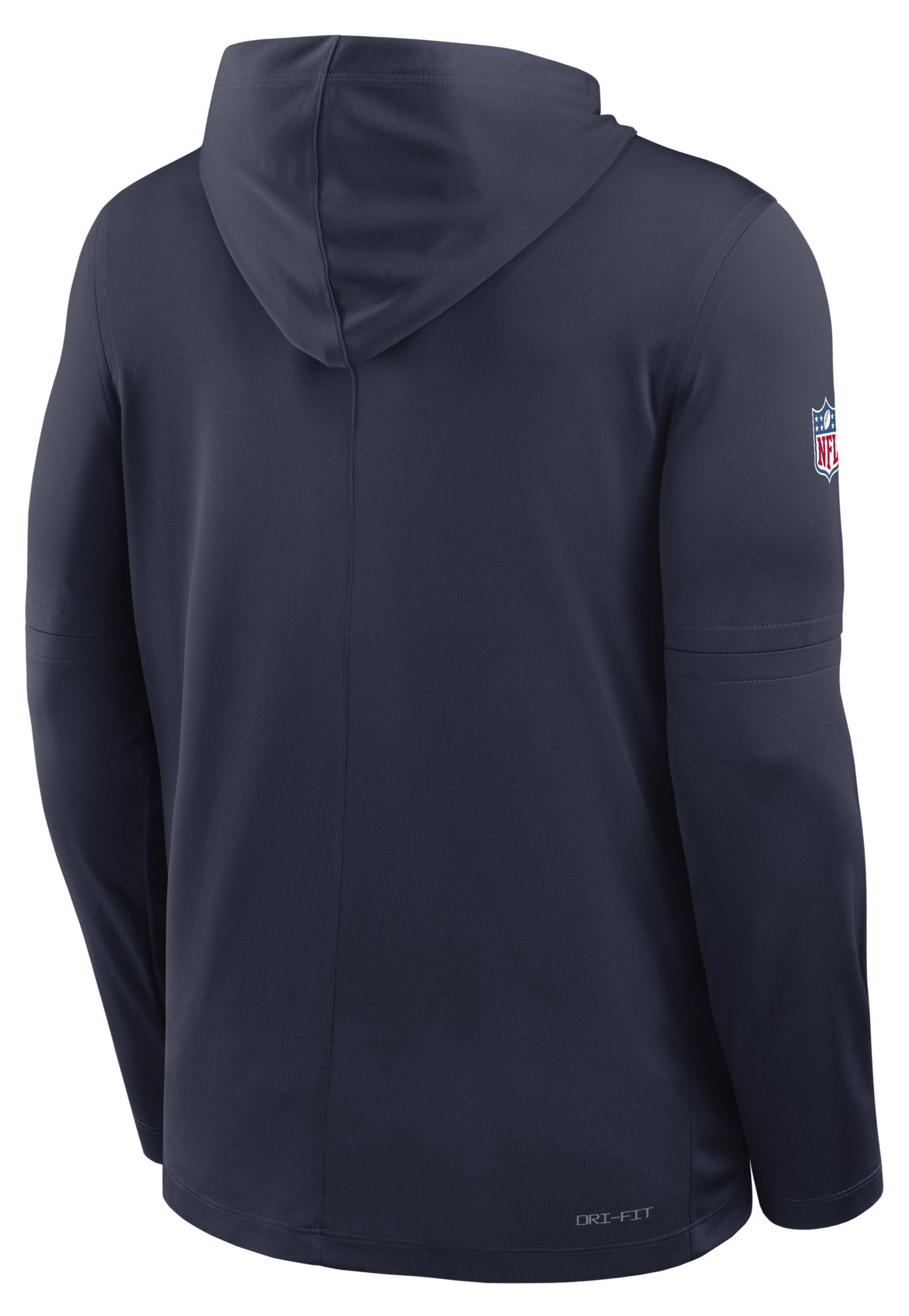 Nike Men's New England Patriots Navy Long Sleeve Hooded Top product image