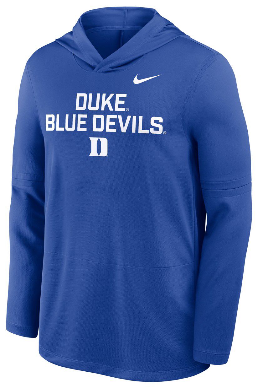 Nike Men's Duke Blue Devils Game Royal Dri-FIT Long Sleeve Hoodie T-Shirt product image