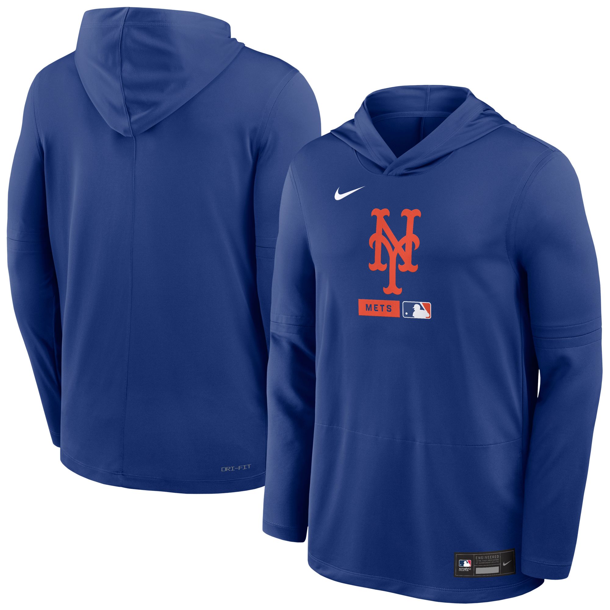 Nike Men's New York Mets Black Authentic Collection Lightweight Hoodie product image