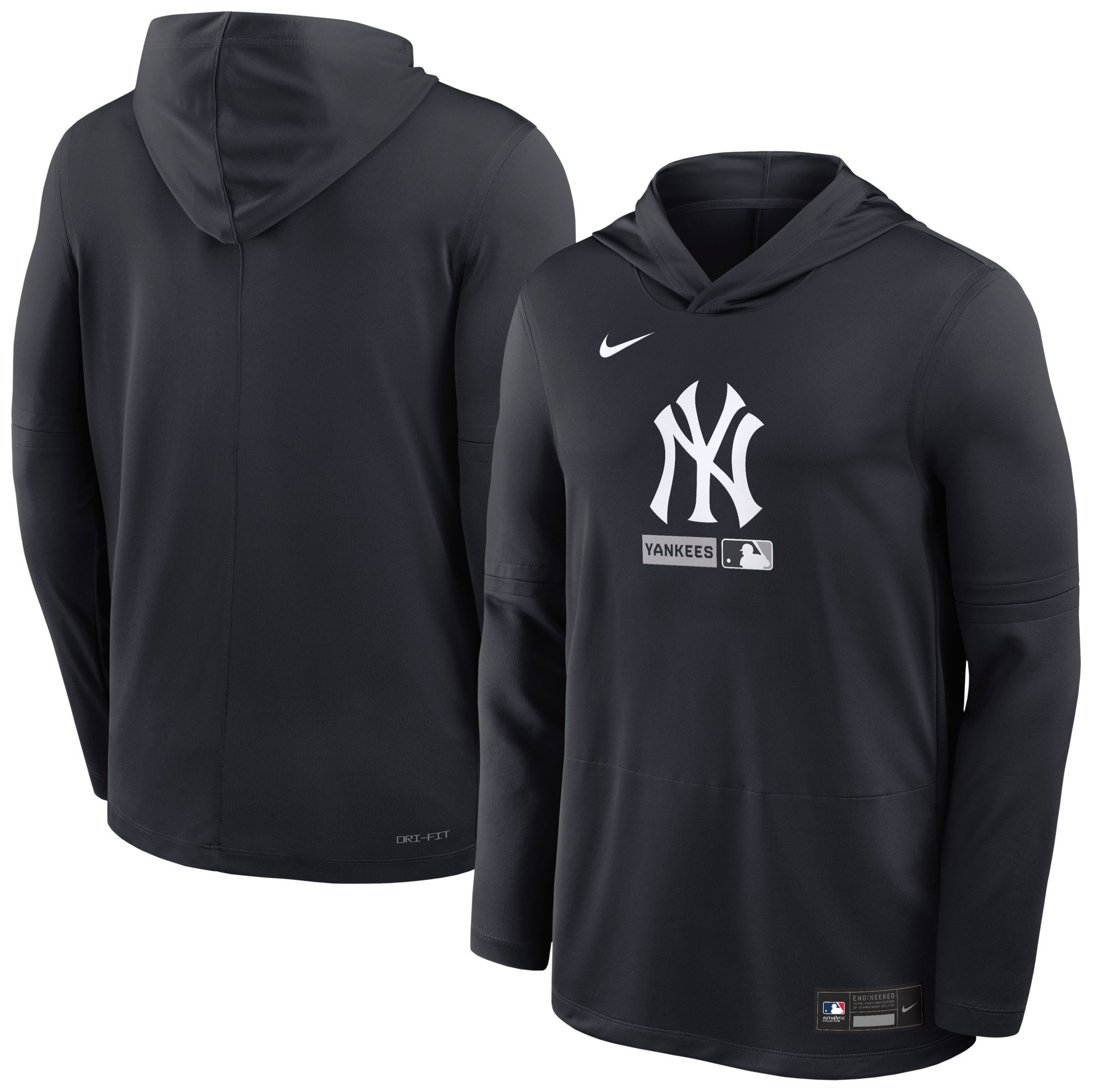 Nike Men's New York Yankees Navy Authentic Collection Lightweight Hoodie product image