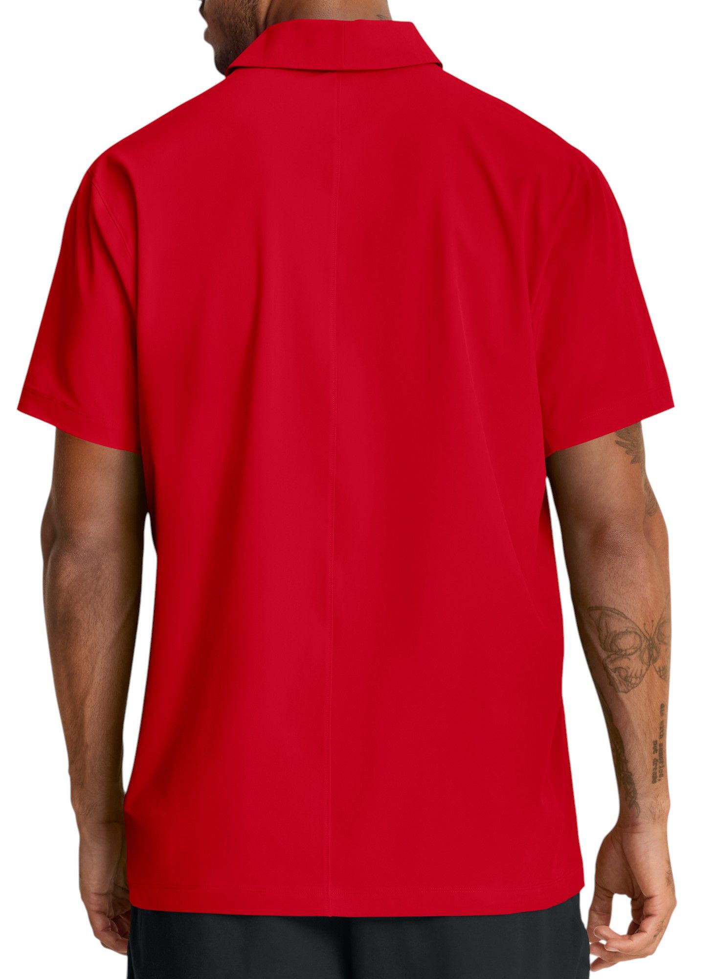 Nike Men's Ohio State Buckeyes University Red Dri-Fit Woven Polo product image