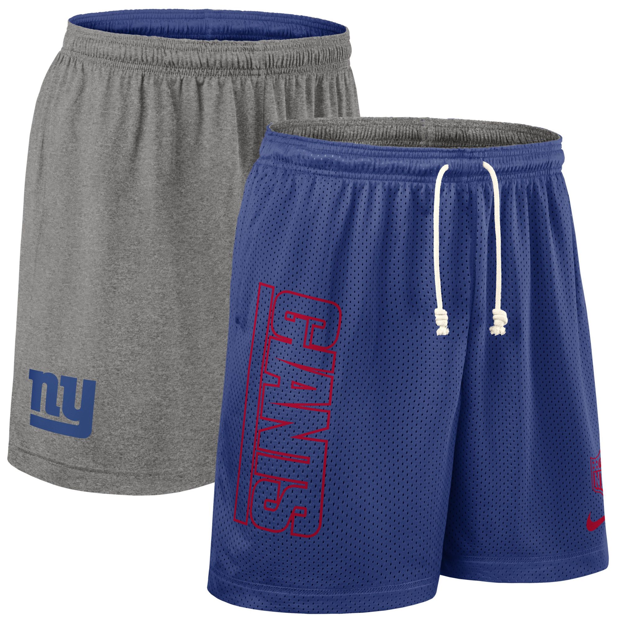 Nike Men's New York Giants Rush Blue Reversible Shorts product image