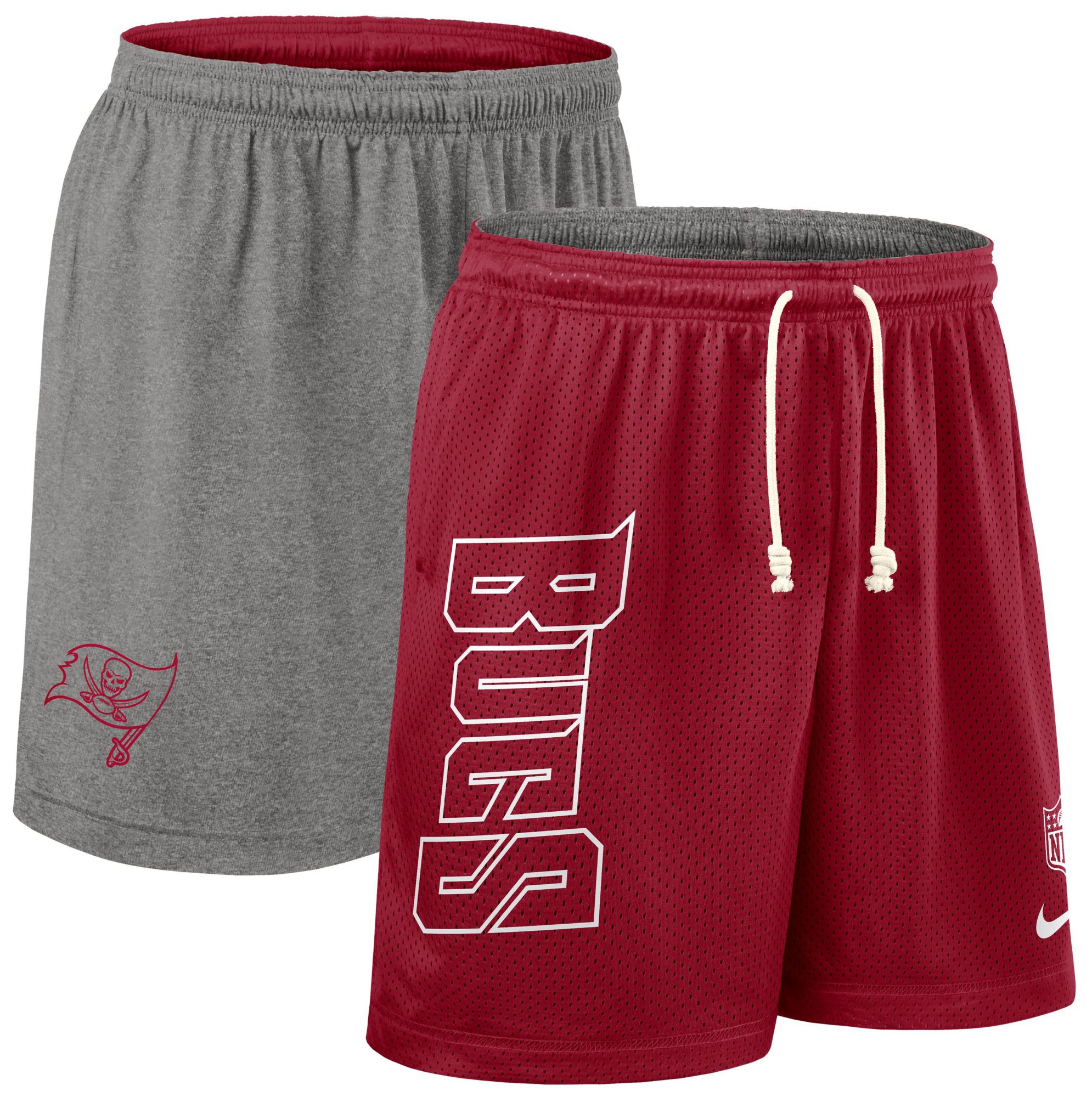Nike Men's Tampa Bay Buccaneers Gym Red Reversible Shorts product image