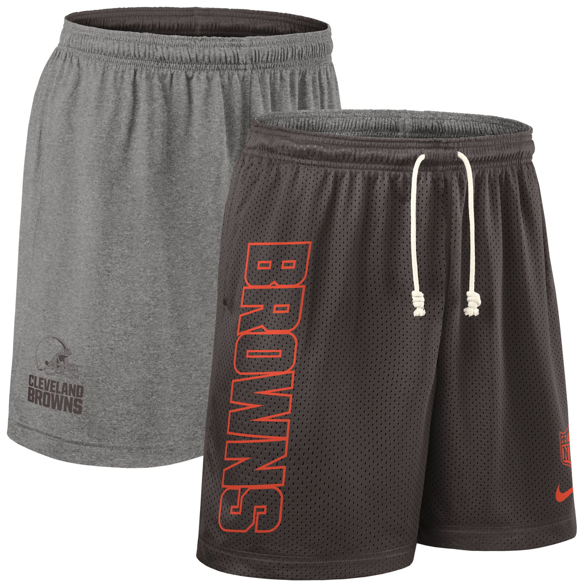 Nike Men's Cleveland Browns Seal Brown Reversible Shorts product image