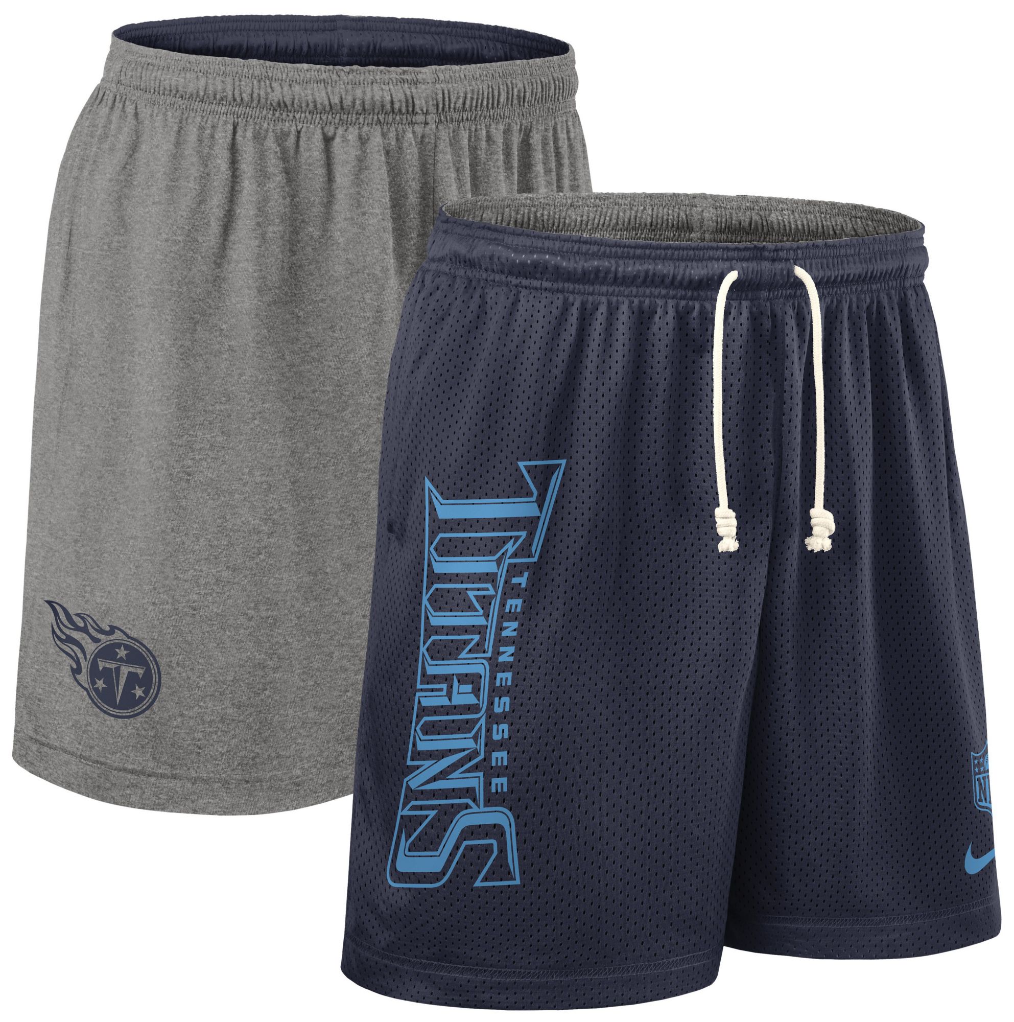 Nike Men's Tennessee Titans College Navy Reversible Shorts product image