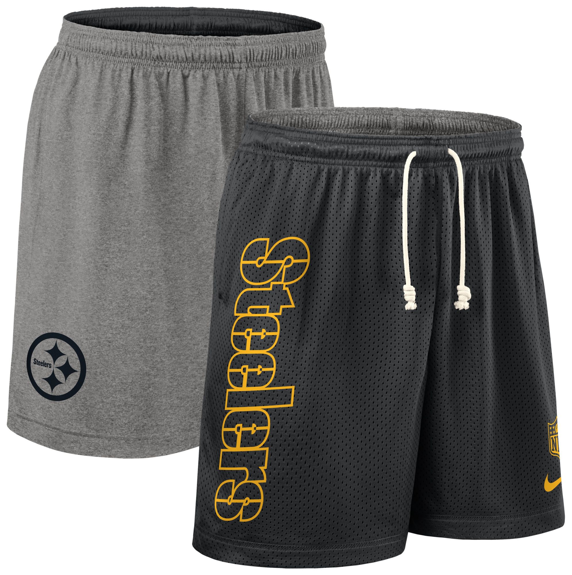 Nike Men's Pittsburgh Steelers Black Reversible Shorts product image