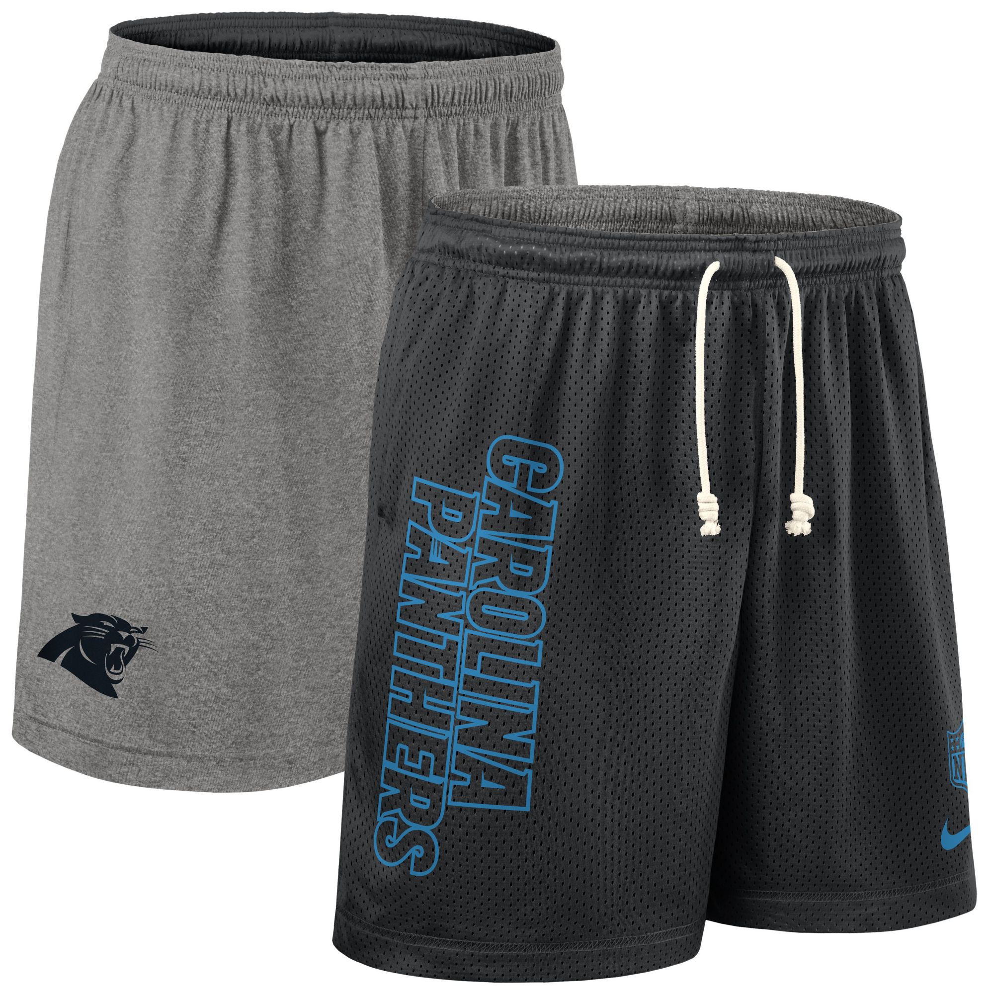 Nike Men's Carolina Panthers Black Reversible Shorts product image