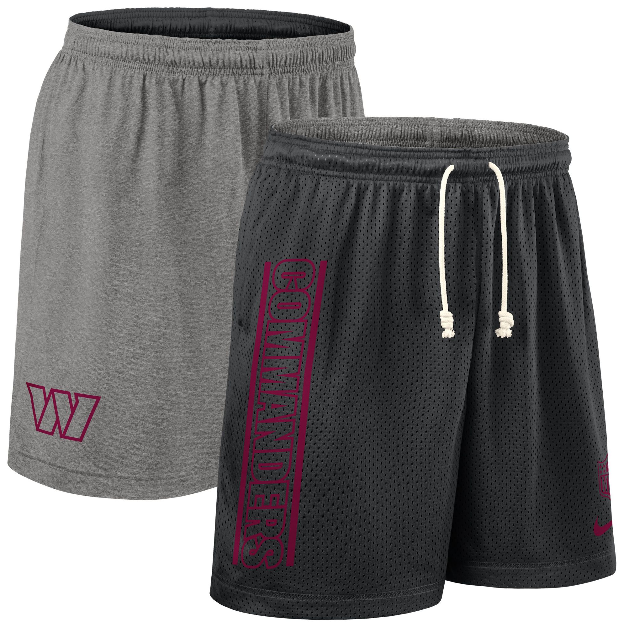 Nike Men's Washington Commanders Black Reversible Shorts product image