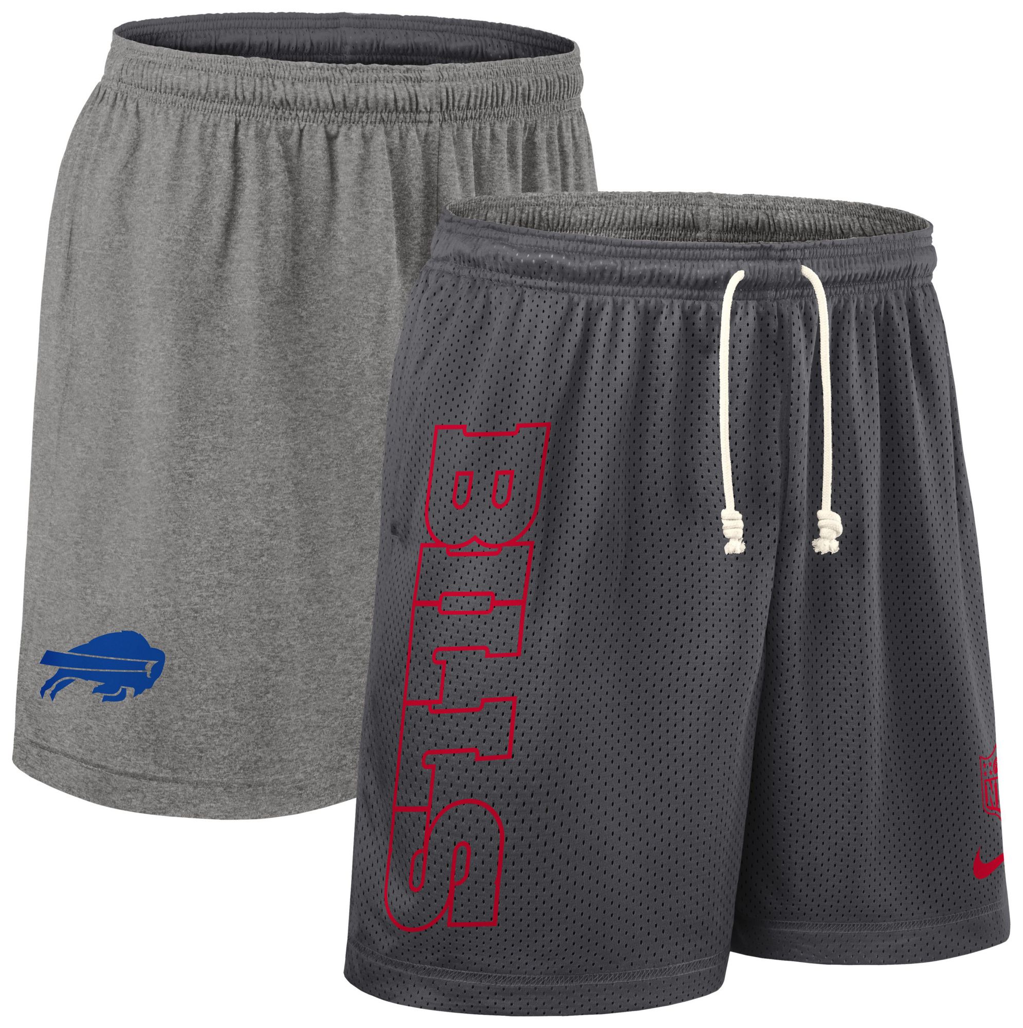 Nike Men's Buffalo Bills Anthracite Reversible Shorts product image