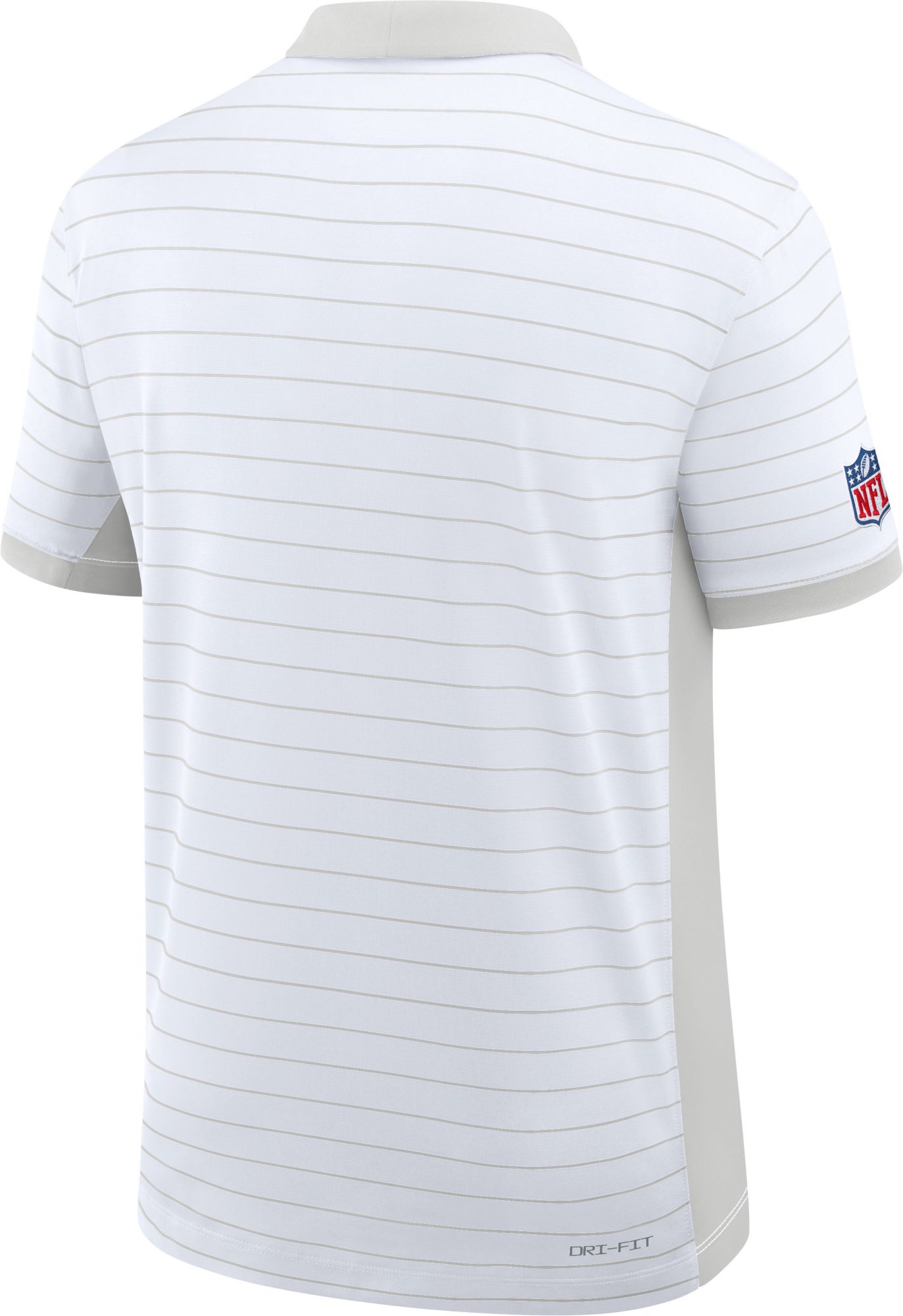 Nike Men's Baltimore Ravens White Sideline Victory Striped Polo product image