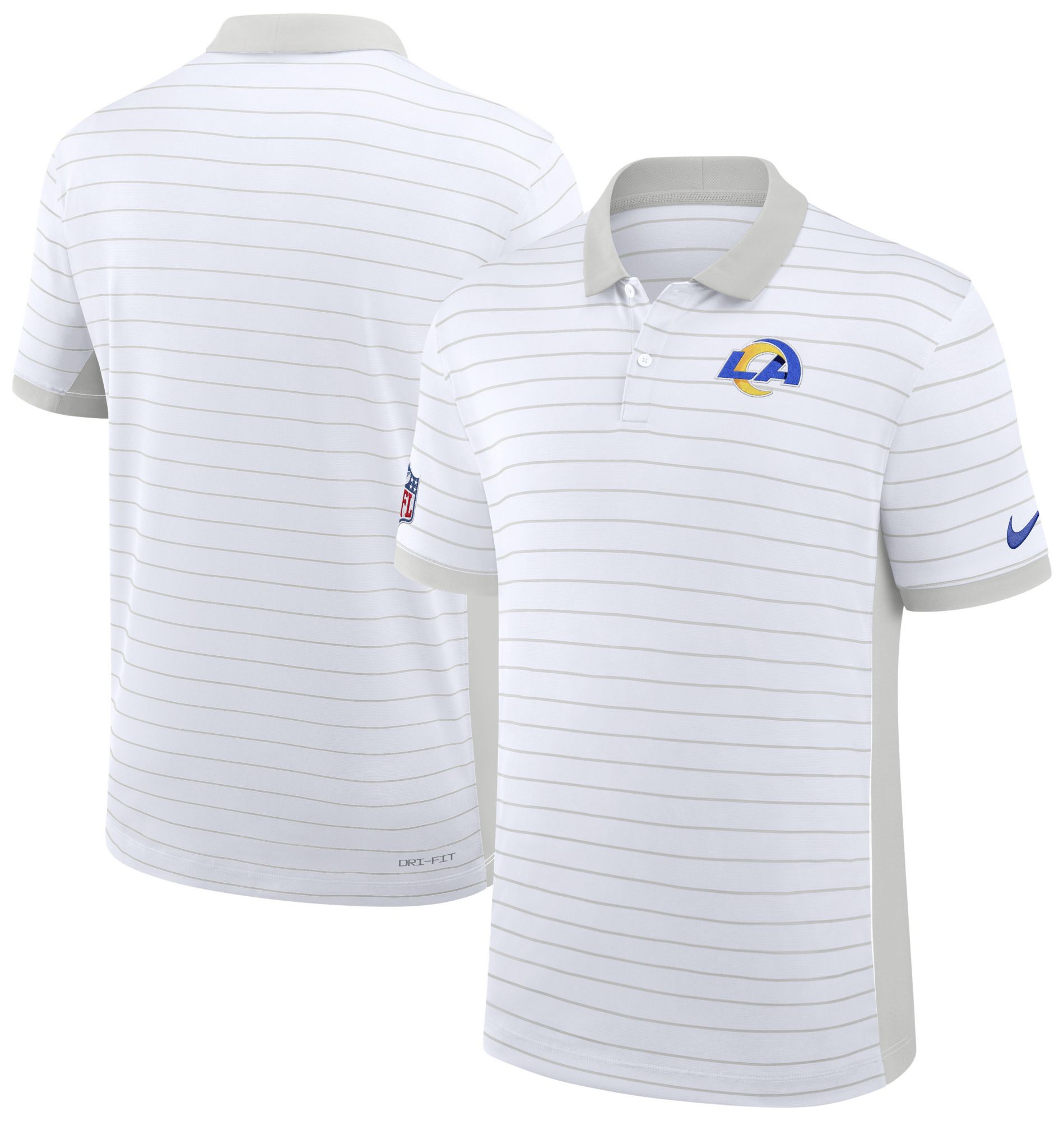 Nike Men's Los Angeles Rams White Dri-FIT Victory Polo product image