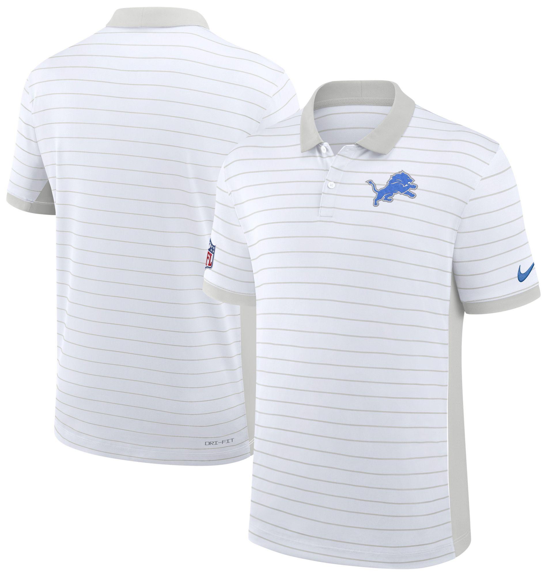 Nike Men's Detroit Lions White Dri-FIT Victory Polo product image