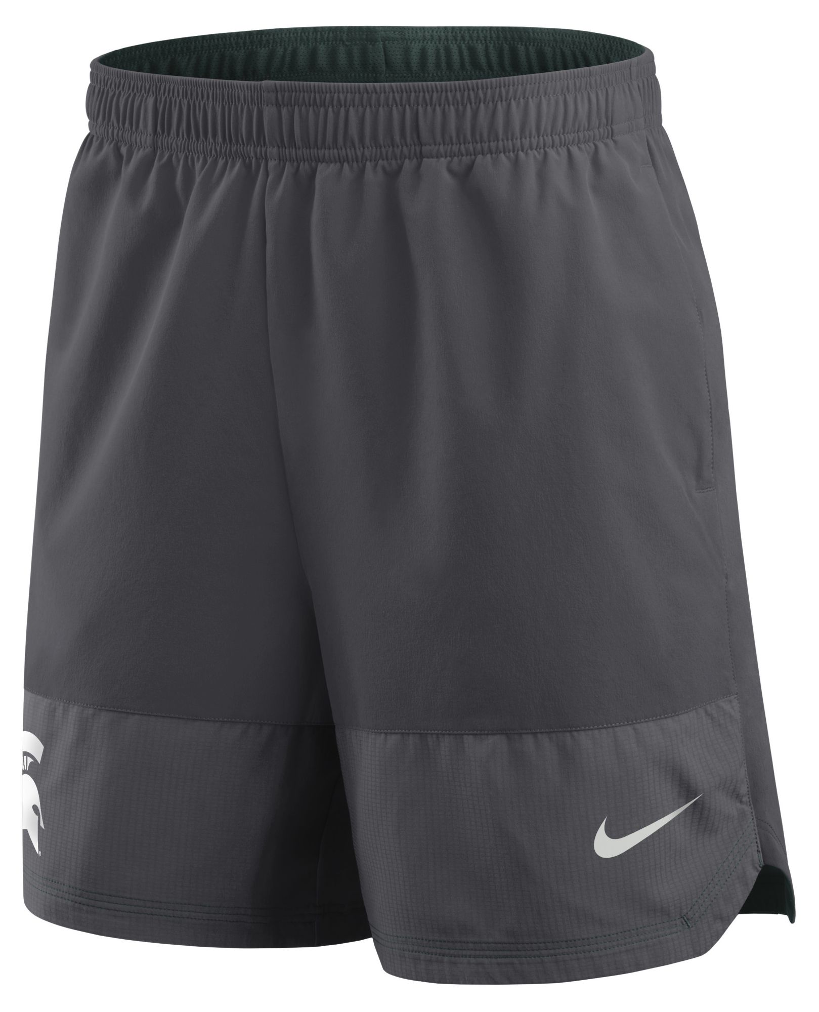 Nike Men's Michigan State Spartans Grey Dri-Fit Woven Shorts product image