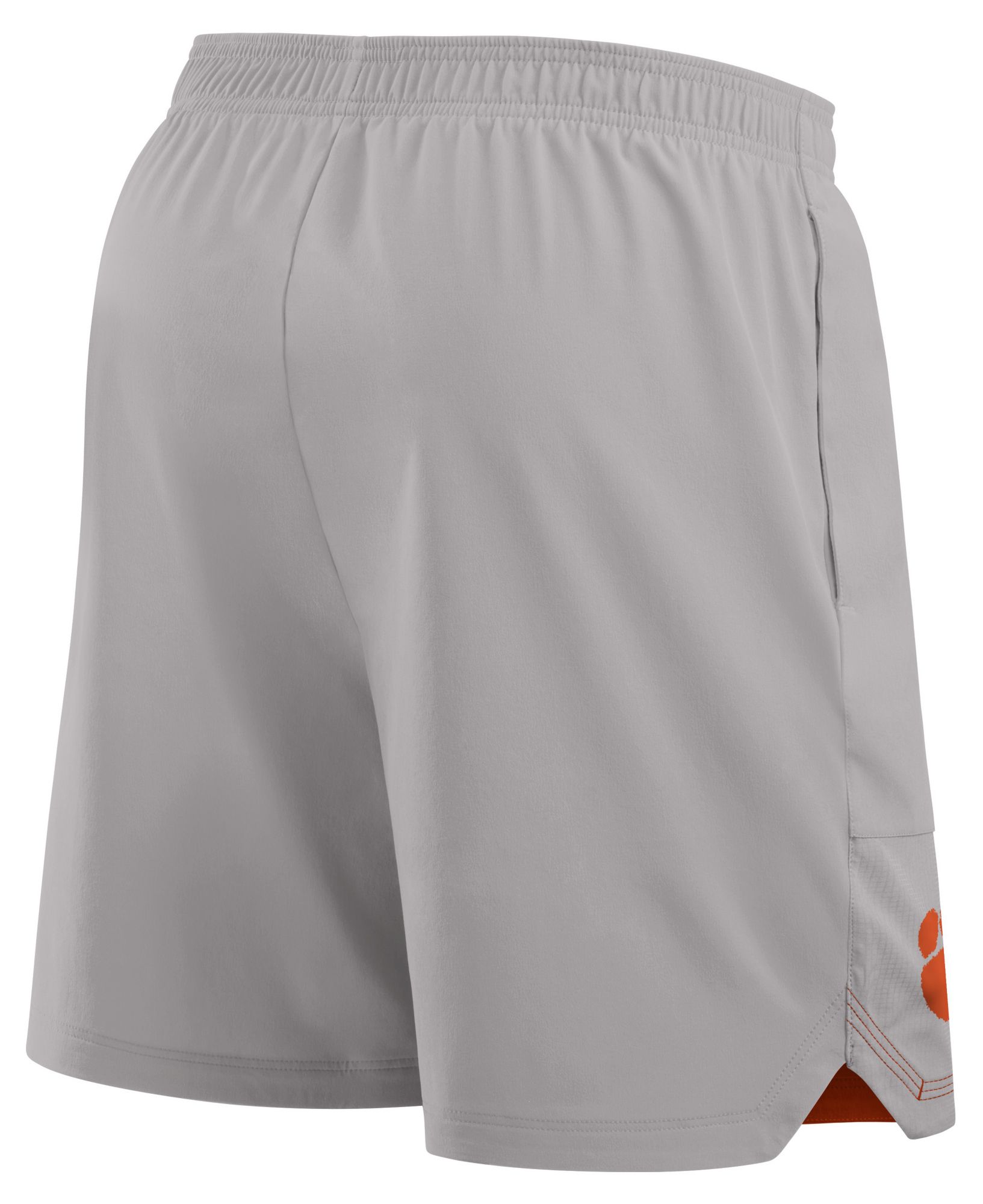 Nike Men's Clemson Tigers Grey Dri-Fit Woven Shorts product image