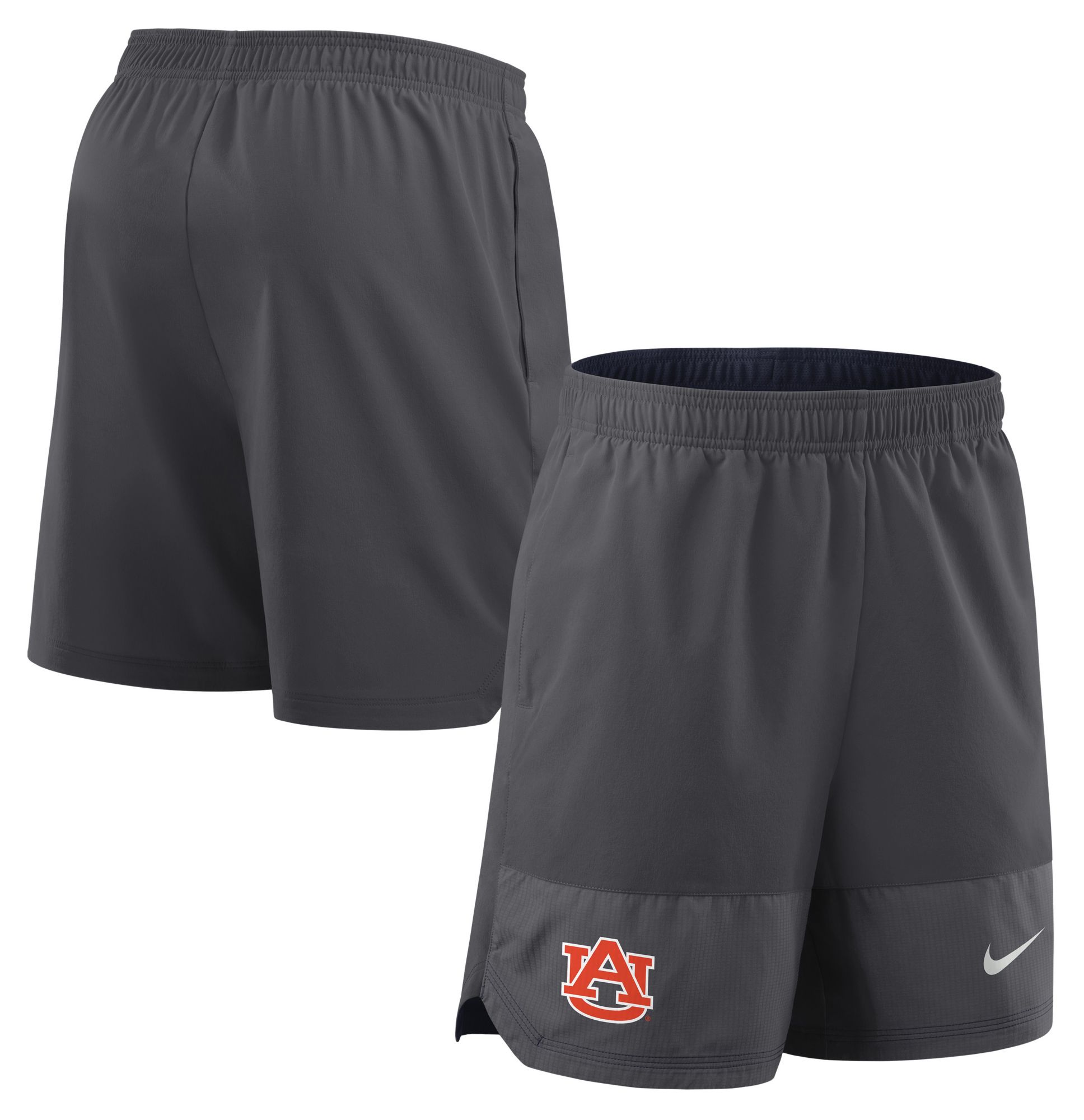 Nike Men's Auburn Tigers Grey Dri-Fit Woven Shorts product image