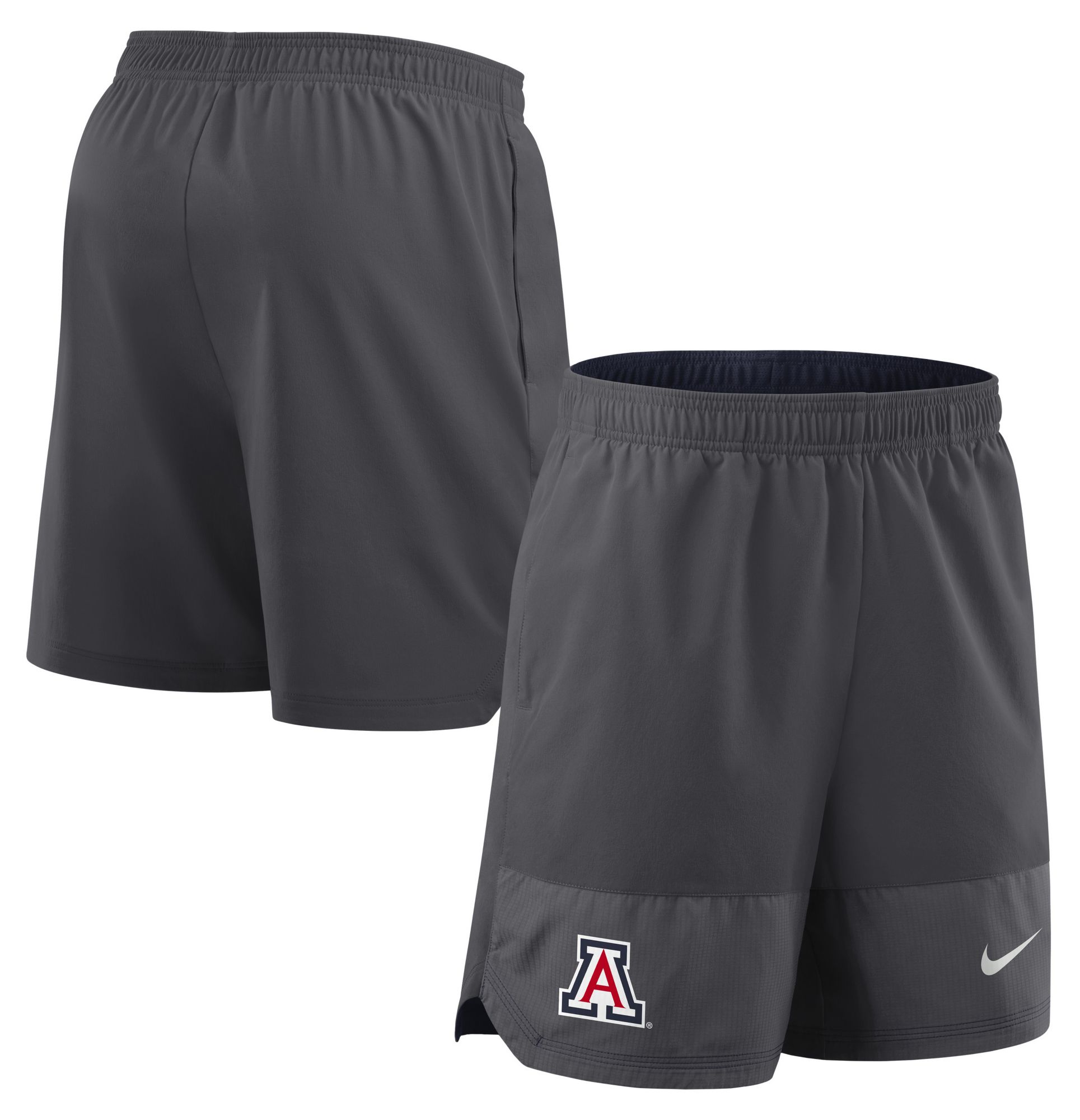 Nike Men's Arizona Wildcats Grey Dri-Fit Woven Shorts product image