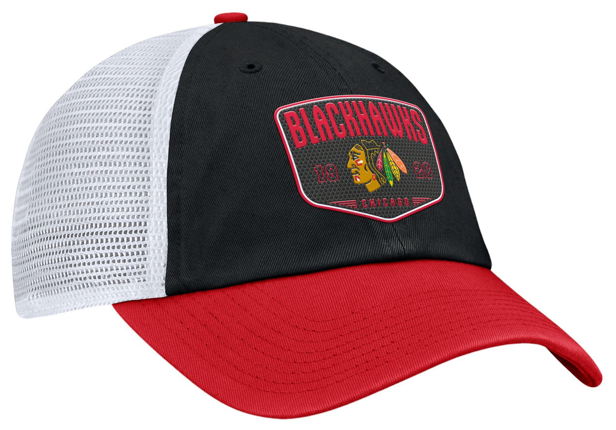 NHL Adult Chicago Blackhawks One Time Black Adjustable Hat product image