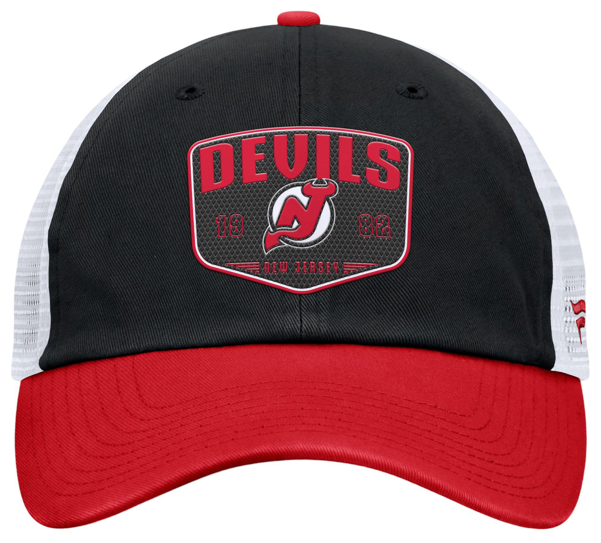 NHL Adult New Jersey Devils One Time Black Adjustable Hat product image