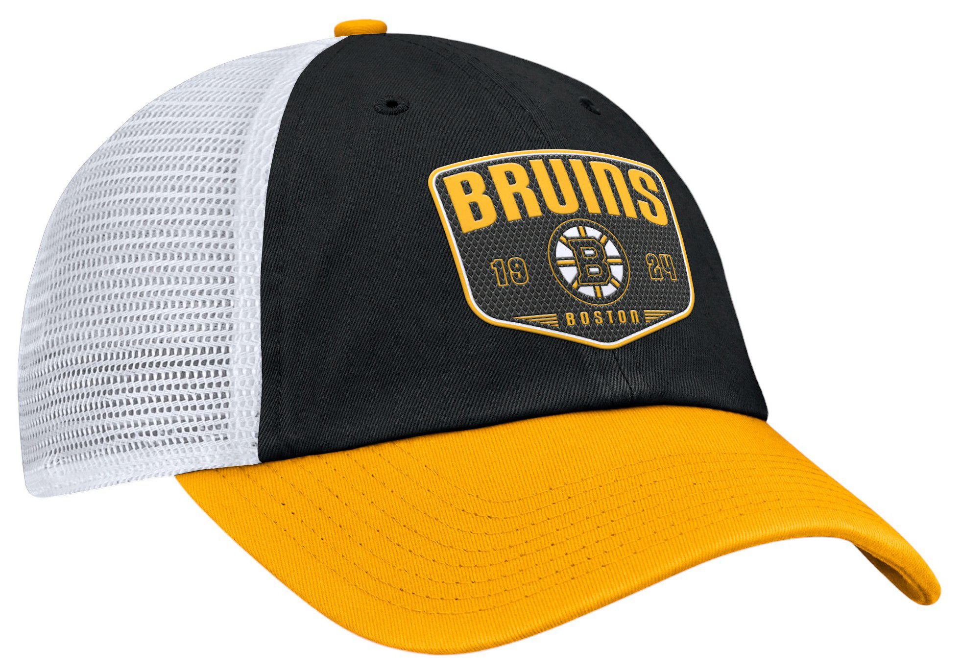 NHL Adult Boston Bruins One Time Structured Black Adjustable Hat product image
