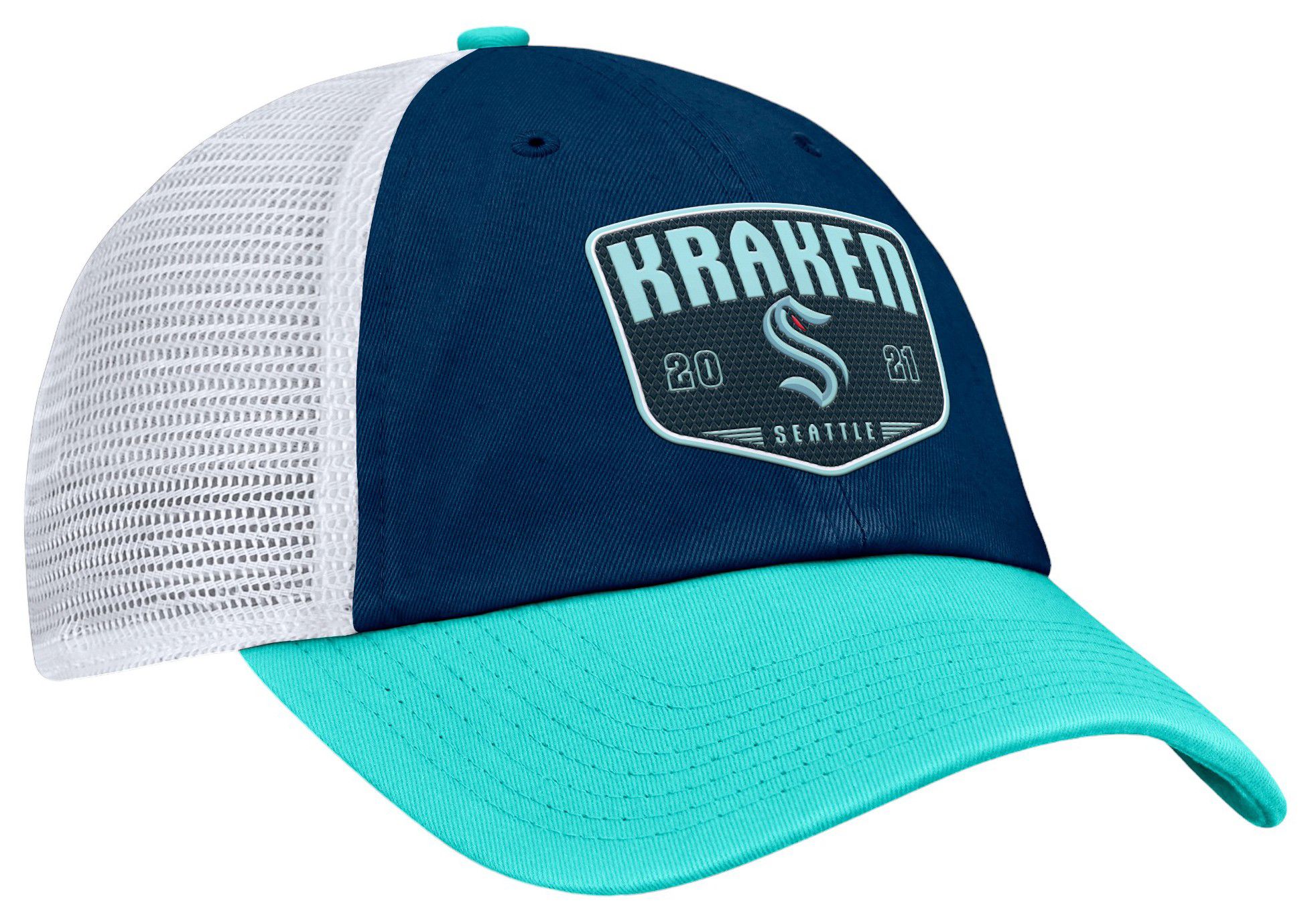 NHL Adult Seattle Kraken One Time Navy Adjustable Hat product image