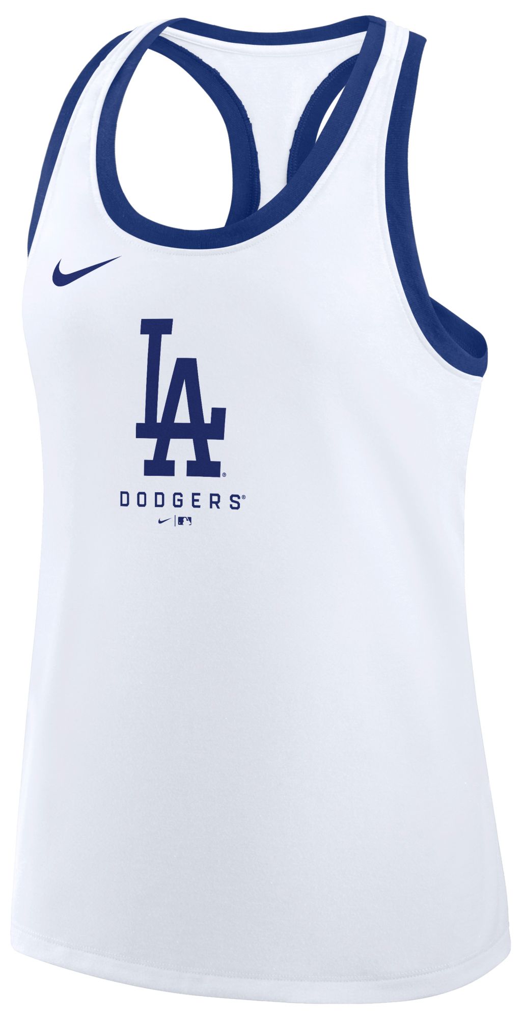 Nike Women's Los Angeles Dodgers White Racerback Tank Top product image
