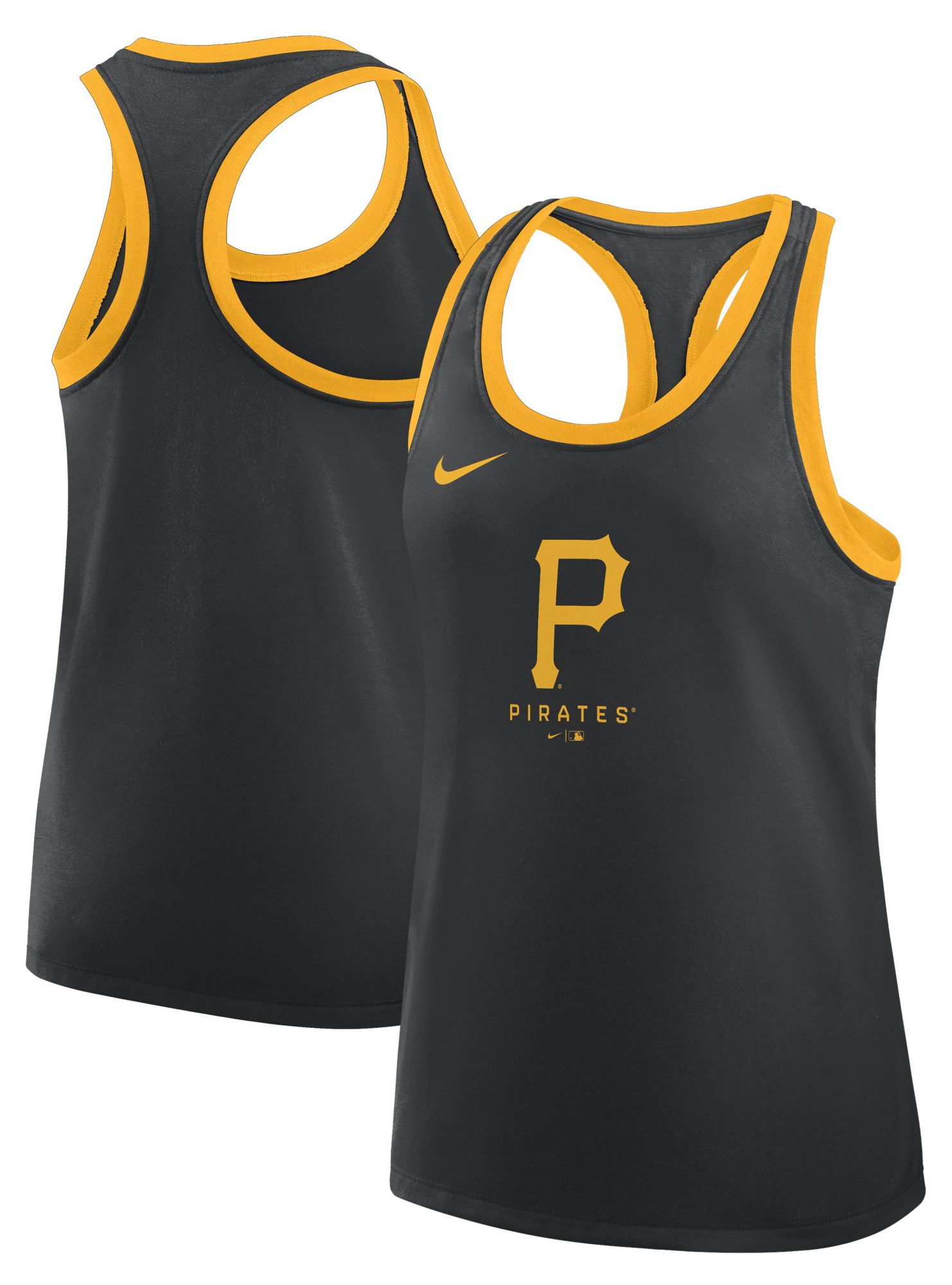 Nike Women's Pittsburgh Pirates Black Racerback Tank Top product image