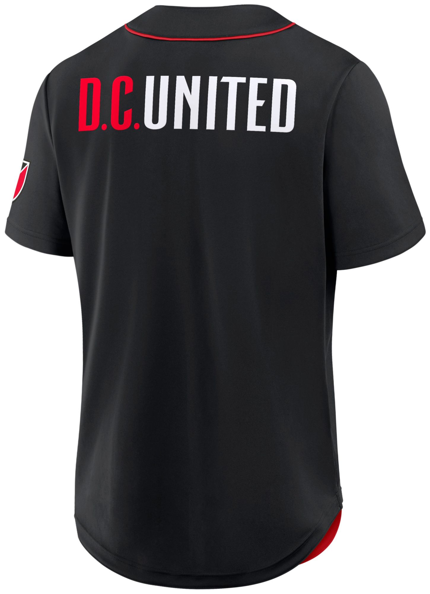 MLS Adult D.C. United Black Baseball Jersey product image
