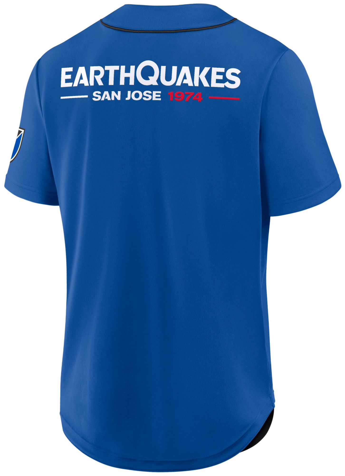 MLS Adult San Jose Earthquakes Royal Baseball Jersey product image