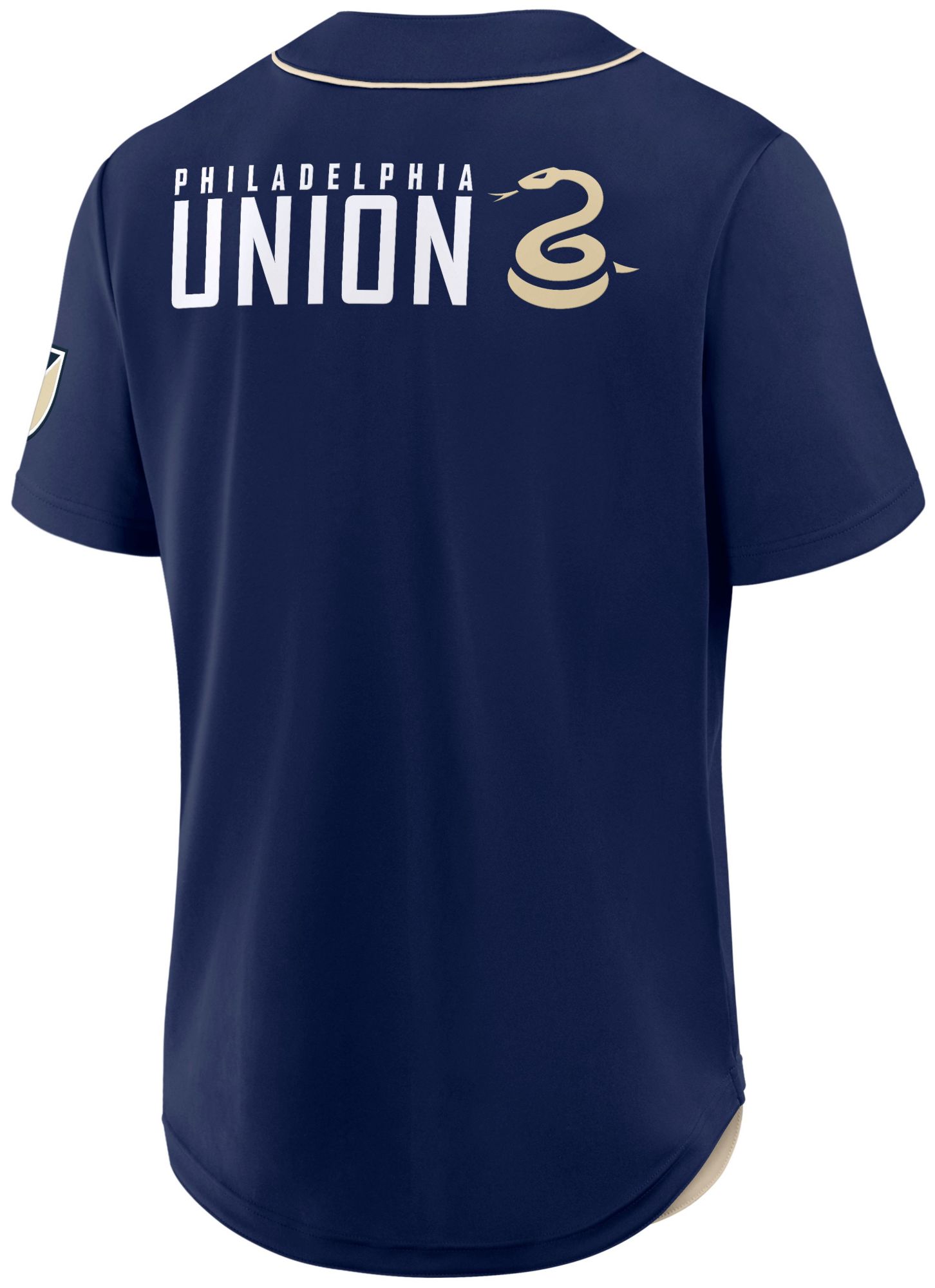 MLS Adult Philadelphia Union Navy Baseball Jersey product image