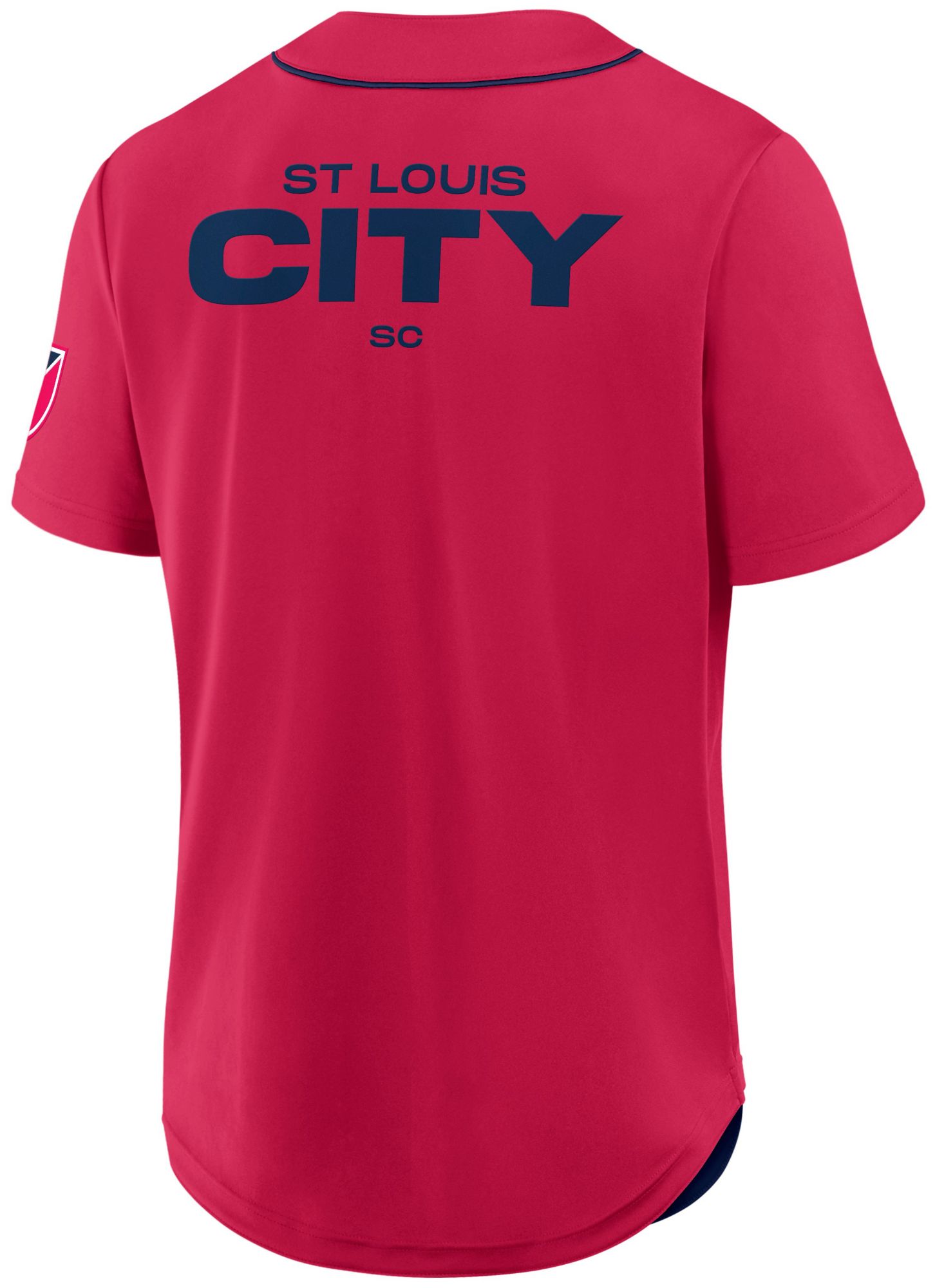 MLS Adult St. Louis City SC Red Baseball Jersey product image