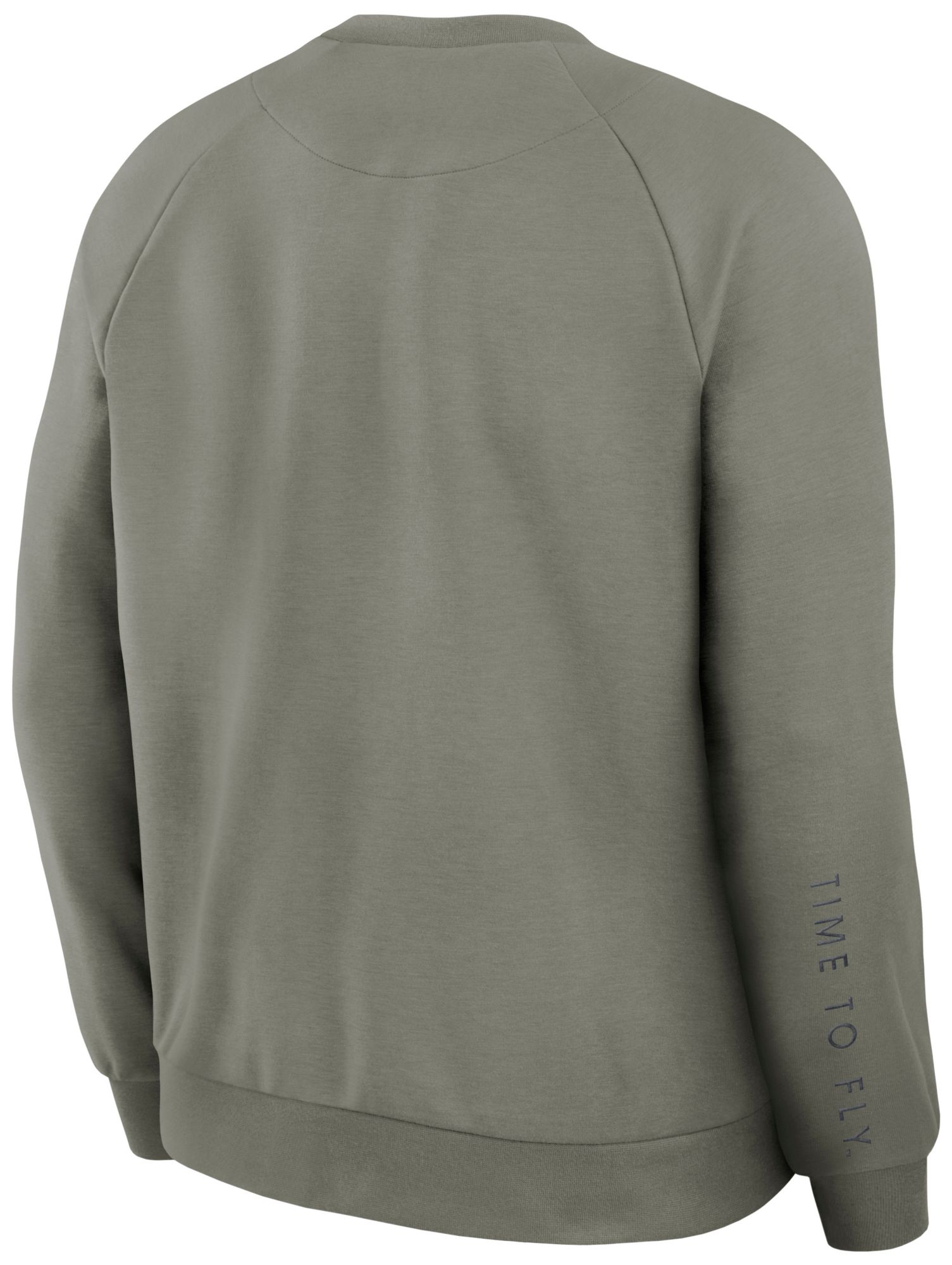 Nike Men's St. Louis Cardinals Gray Dri-FIT Primary Fleece UV Crewneck Sweatshirt product image
