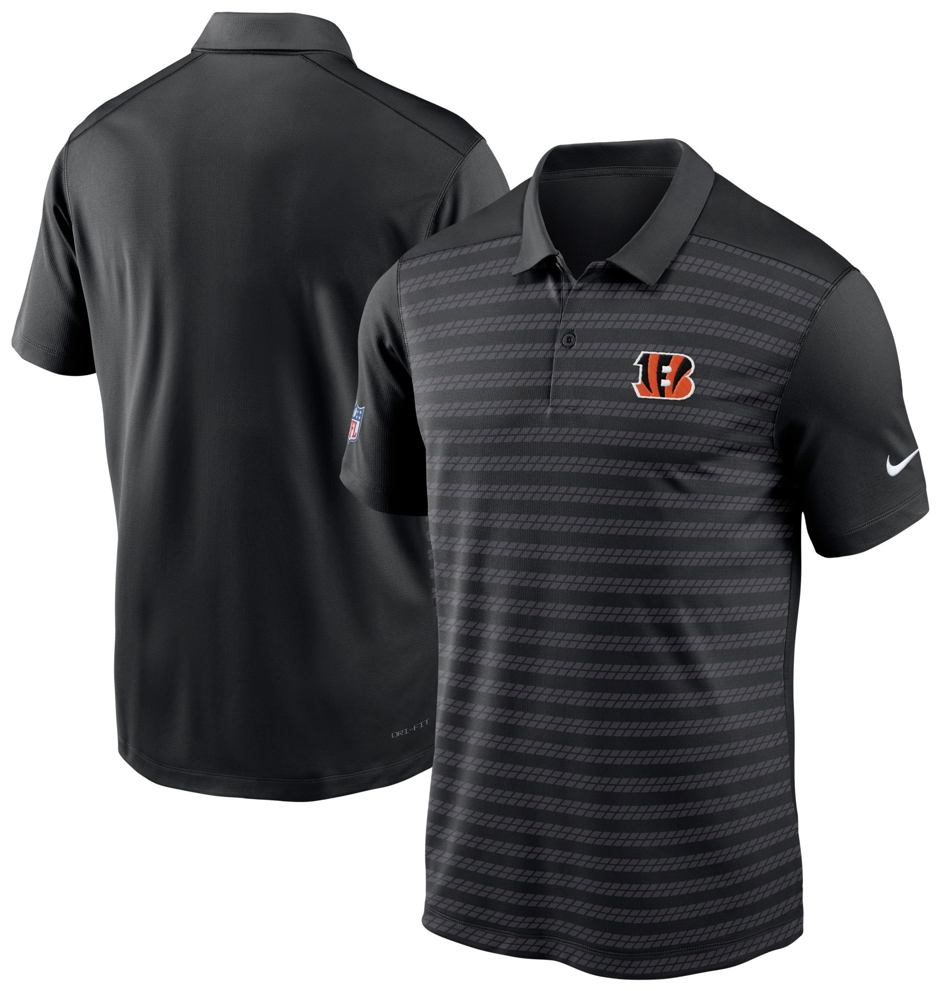 Nike Men's Cincinnati Bengals Sideline Victory Black Polo product image