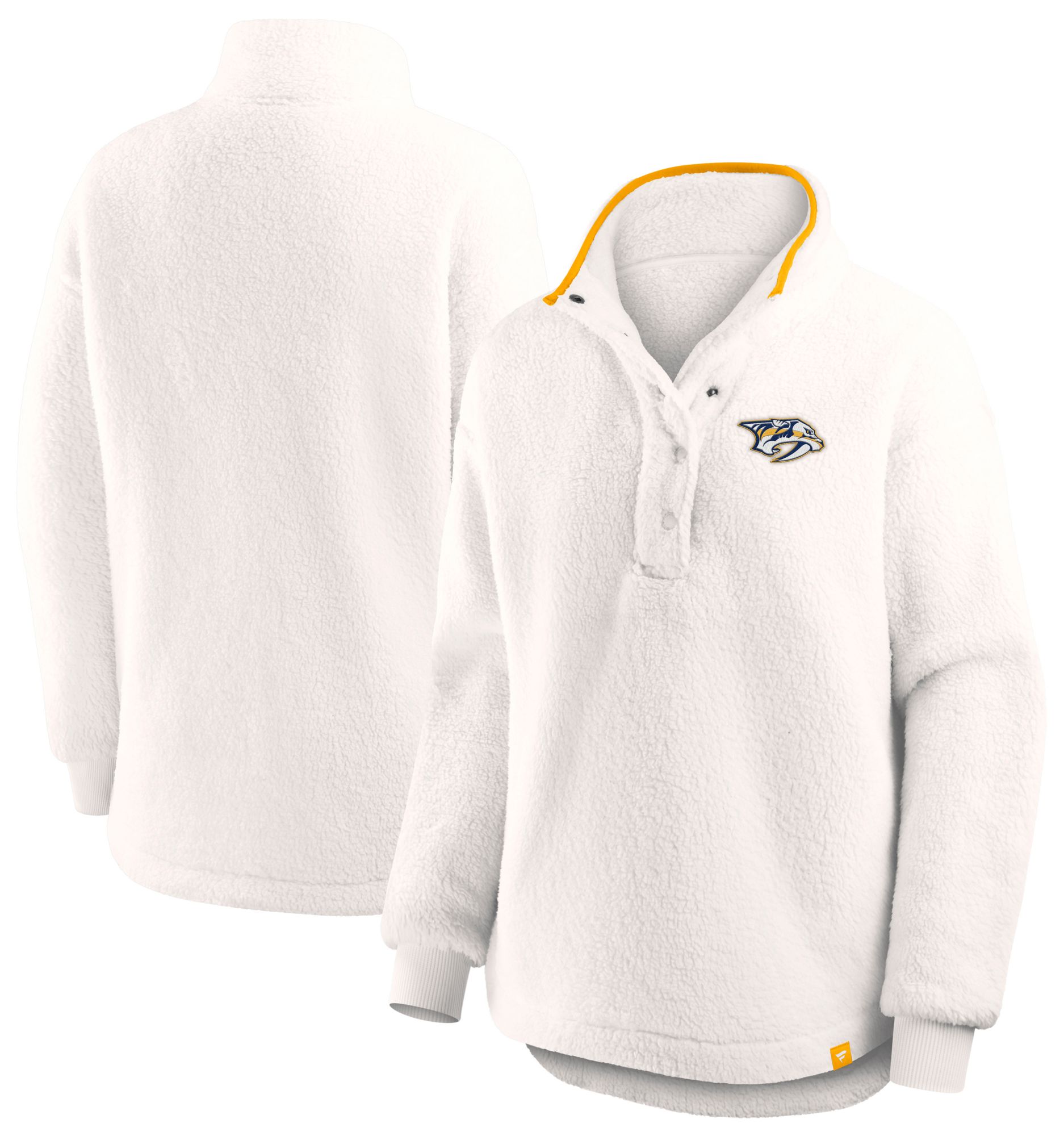 Fanatics Women's Nashville Predators White Full-Zip Sherpa Jacket product image
