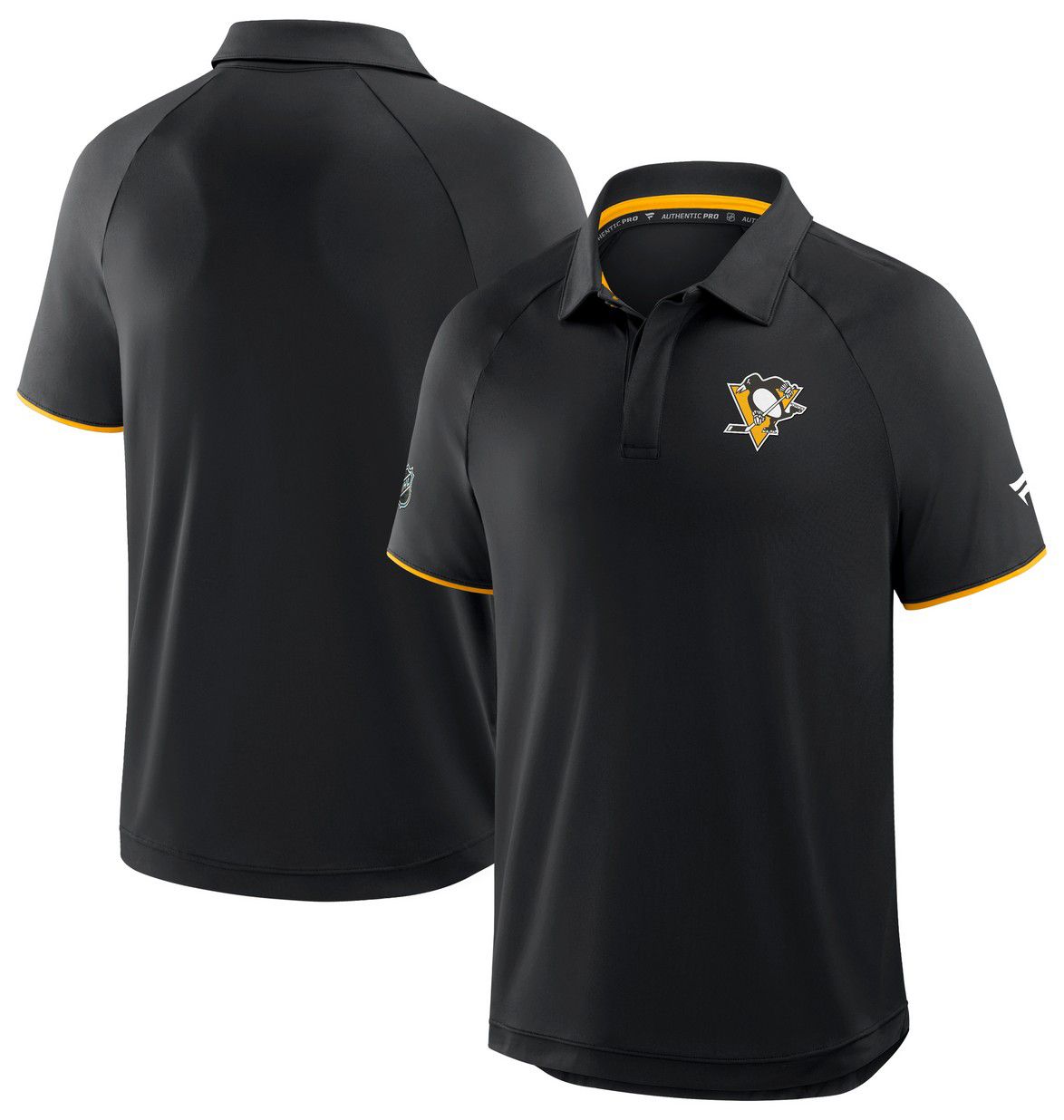 NHL Men's Pittsburgh Penguins Black Rink Polo product image