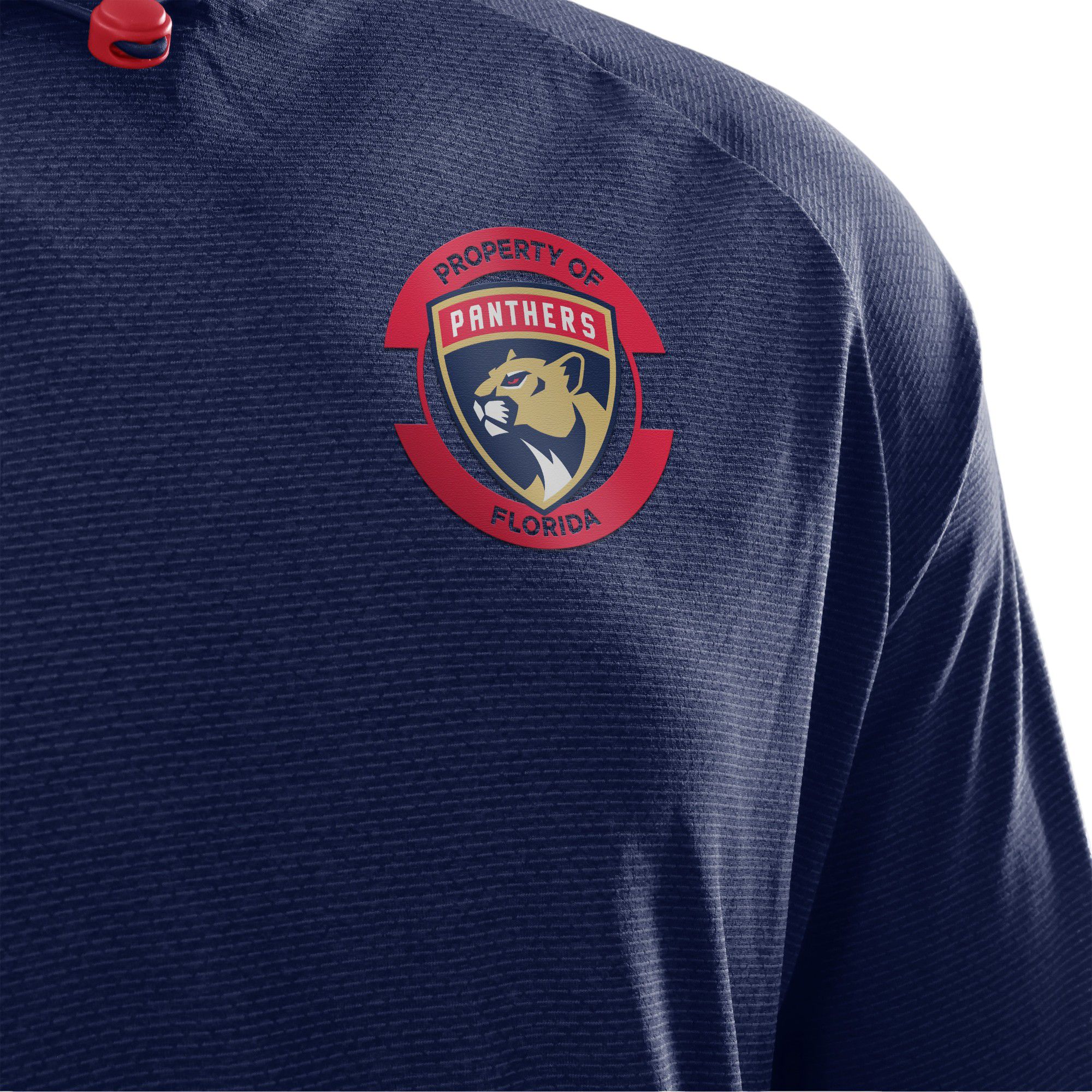 NHL Men's Florida Panthers Navy Rink Lightweight Pullover Hoodie product image