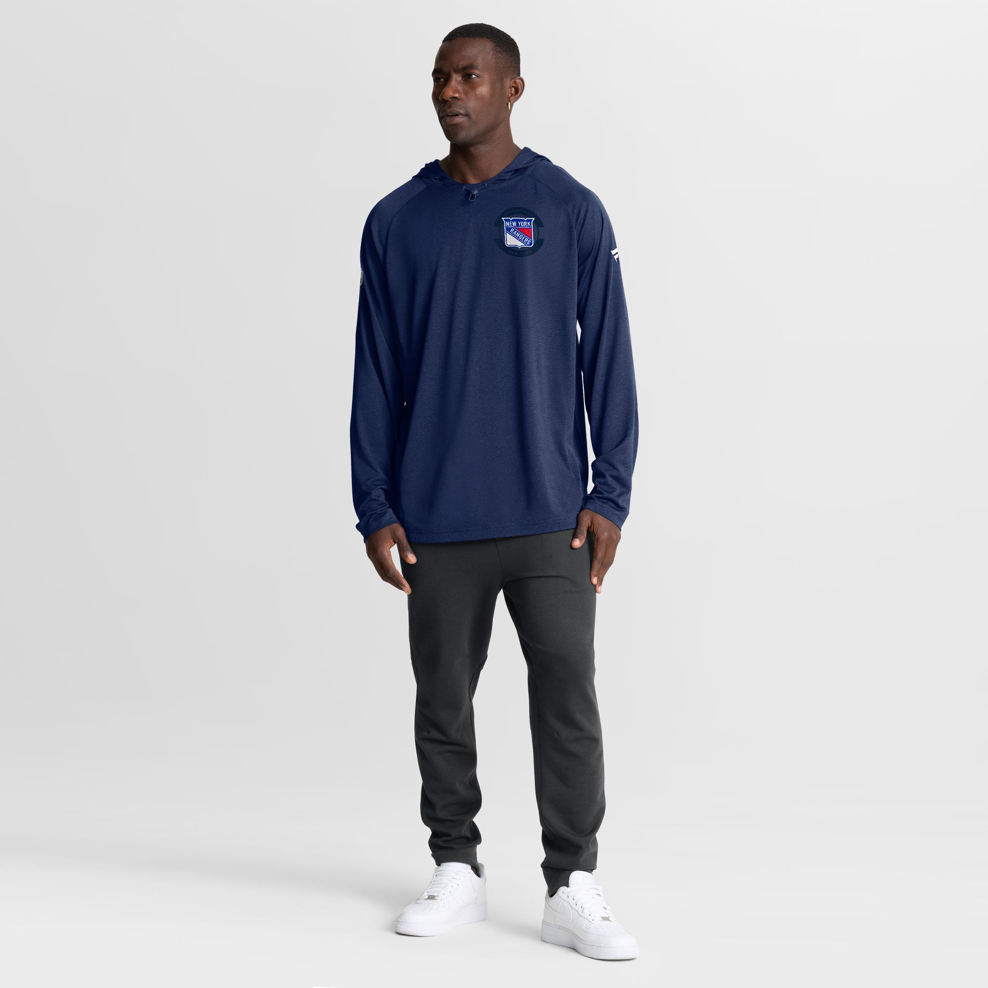 NHL Men's New York Rangers Navy Rink Lightweight Pullover Hoodie product image