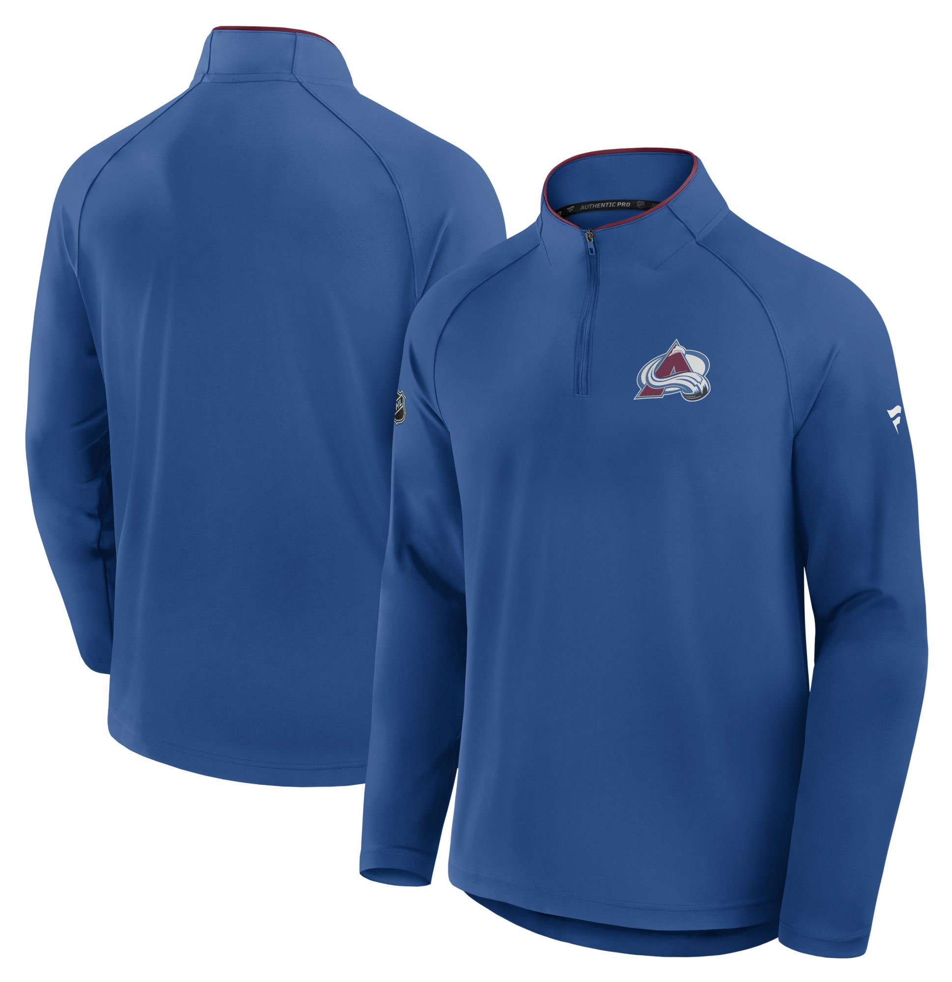 NHL Men's Colorado Avalanche Blue Rink Train Quarter-Zip Pullover product image