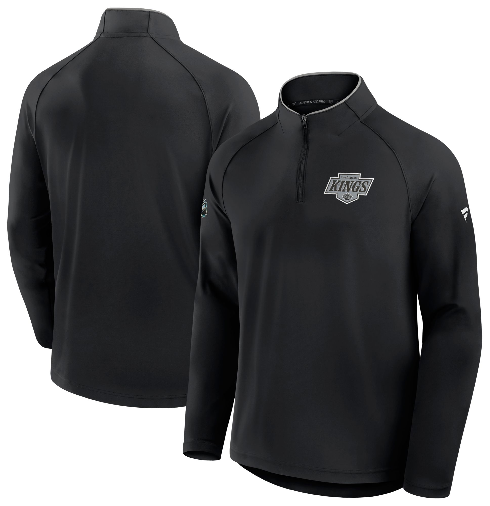 NHL Men's Los Angeles Kings Black Rink Train Quarter-Zip Pullover product image