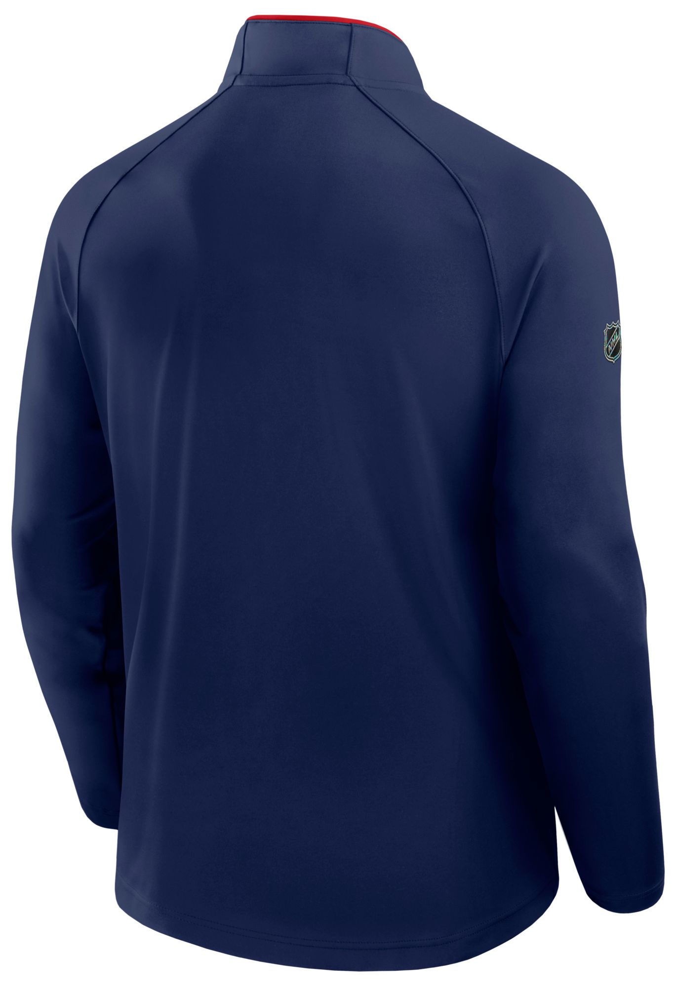 NHL Men's Florida Panthers Navy Rink Train Quarter-Zip Pullover product image