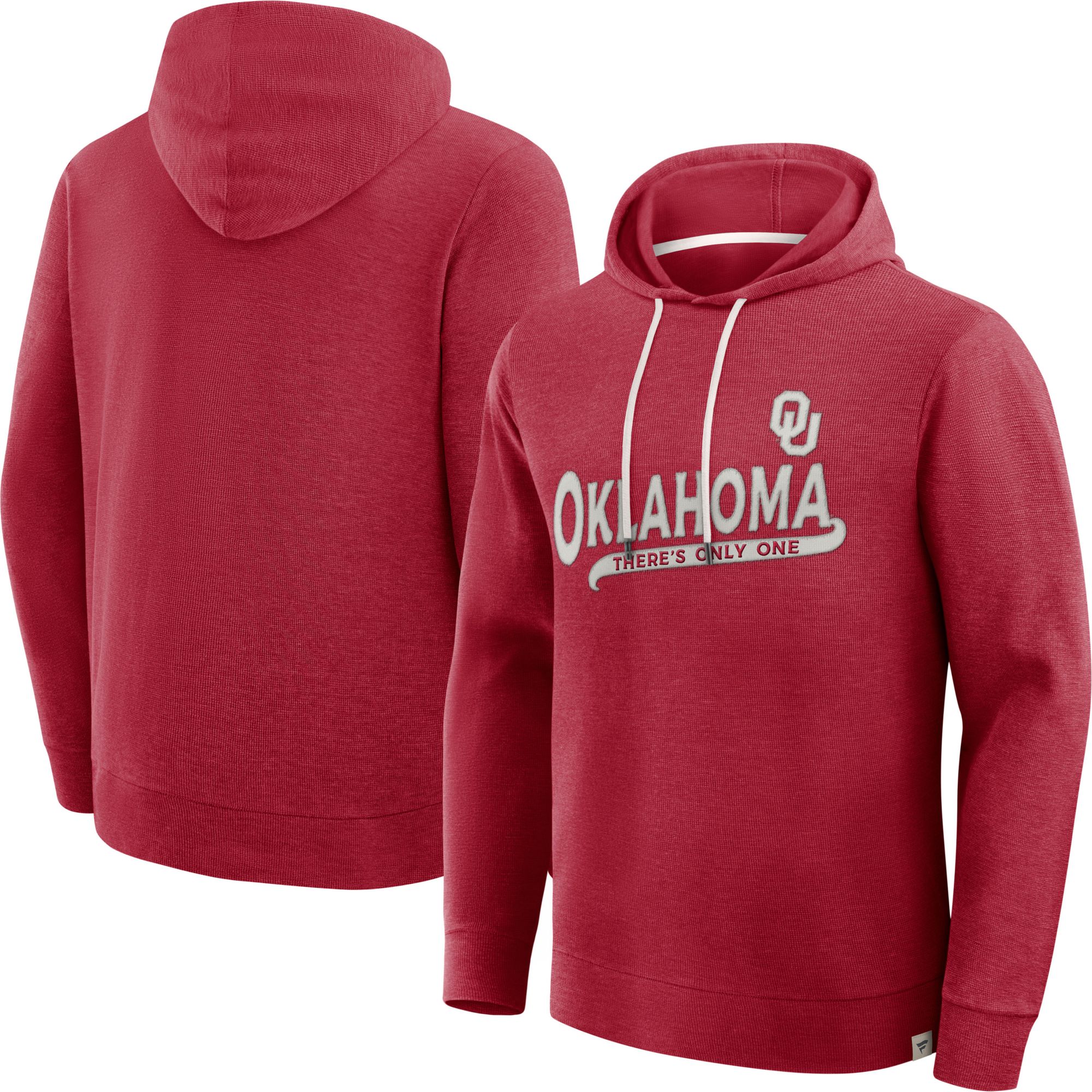 NCAA Men's Oklahoma Sooners Cardinal Huddle Long Sleeve Pullover Hoodie product image