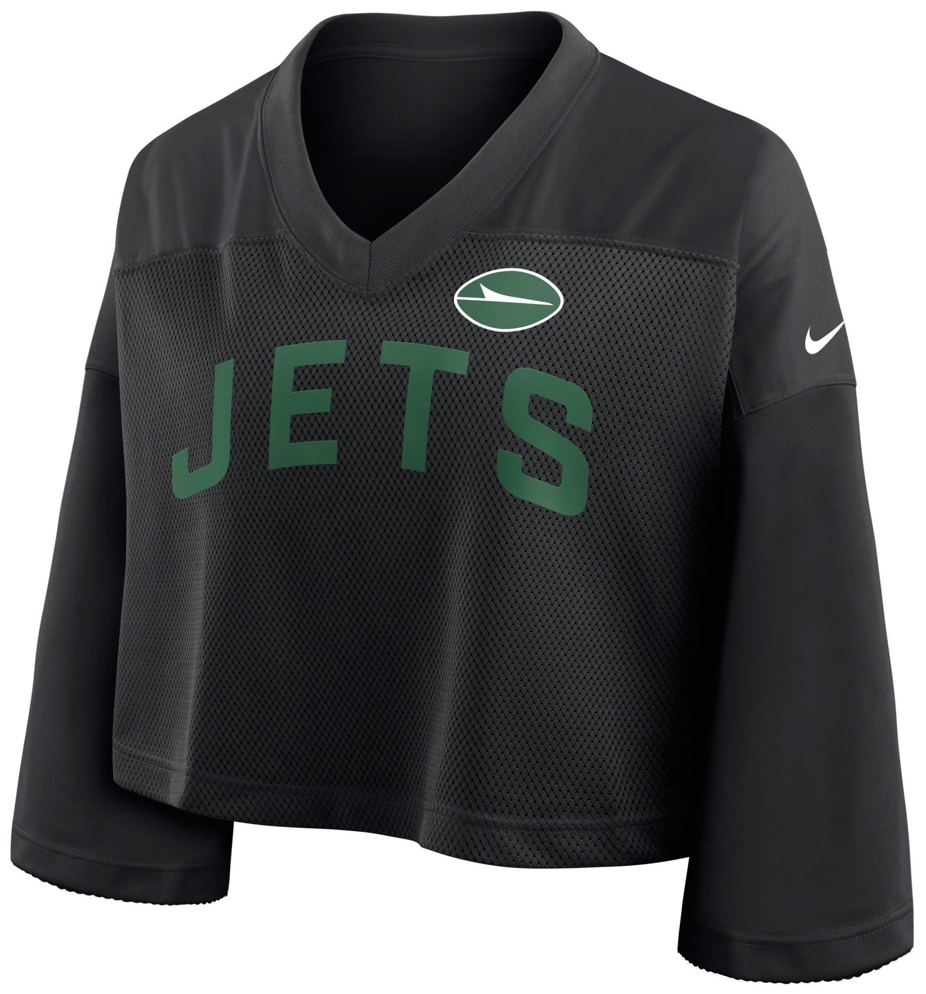 NEW YORK JETS replica フットボールシャツ Nike Women's New York Jets Black Cropped Replica Jersey | Dick's