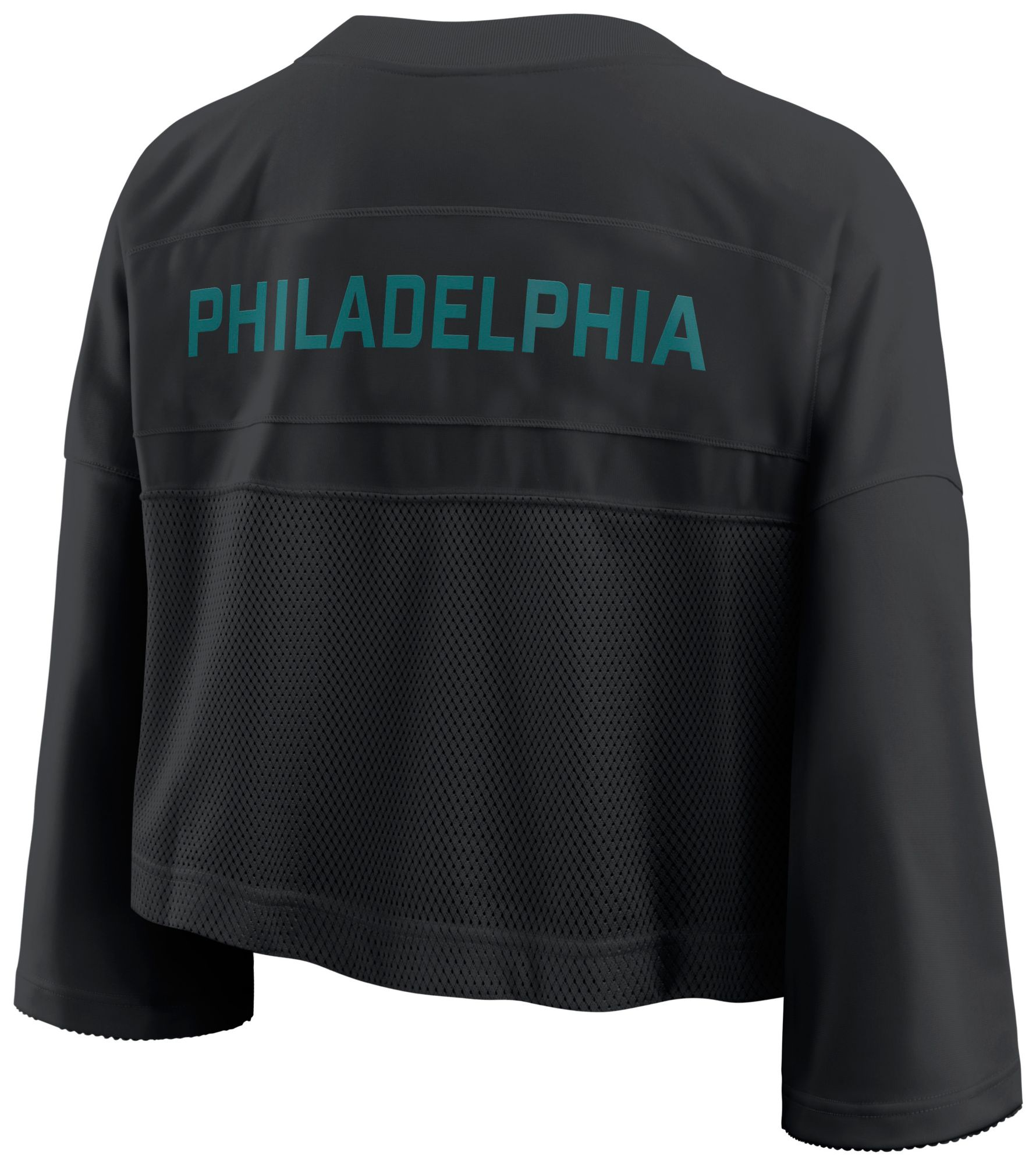 Nike Women's Philadelphia Eagles Black Cropped Replica Jersey product image