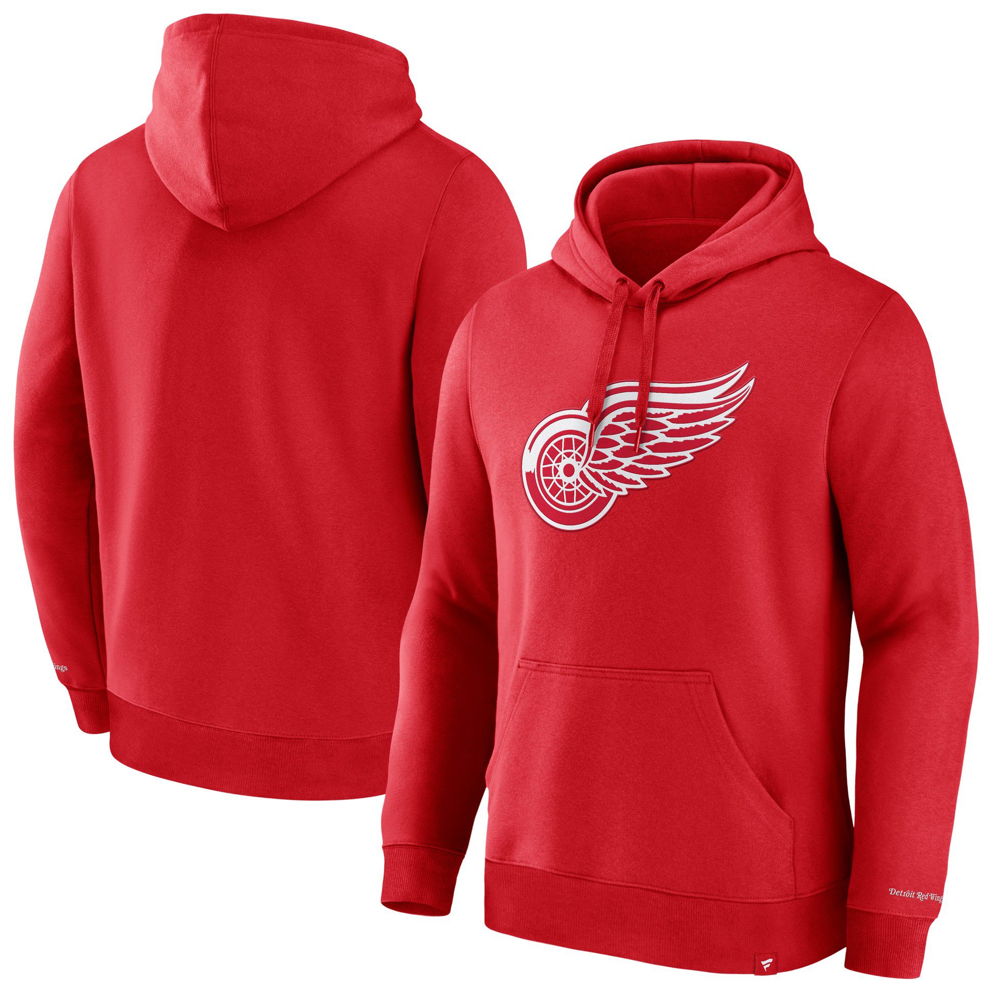 NHL Adult Detroit Red Wings Elevated Red Pullover Hoodie product image