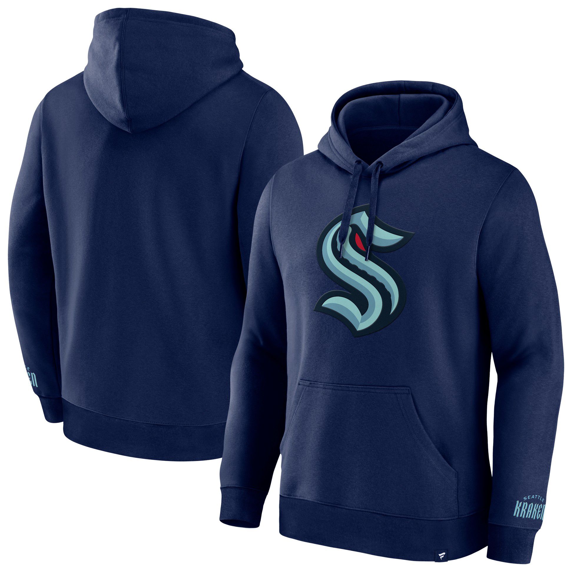 NHL Adult Seattle Kraken Elevated Navy Pullover Hoodie product image